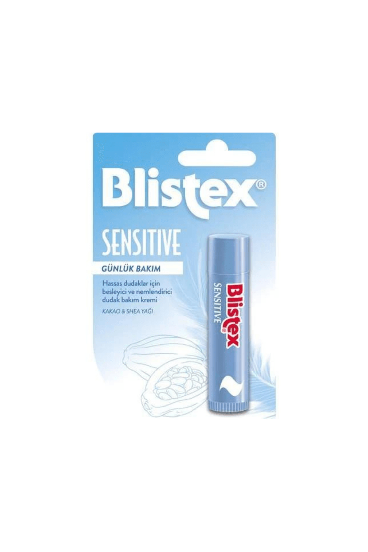 Blistex Sensıtıve (Kakao ve Shea Yağı) Hassas Dudak Bakım Kremi 4.25gr