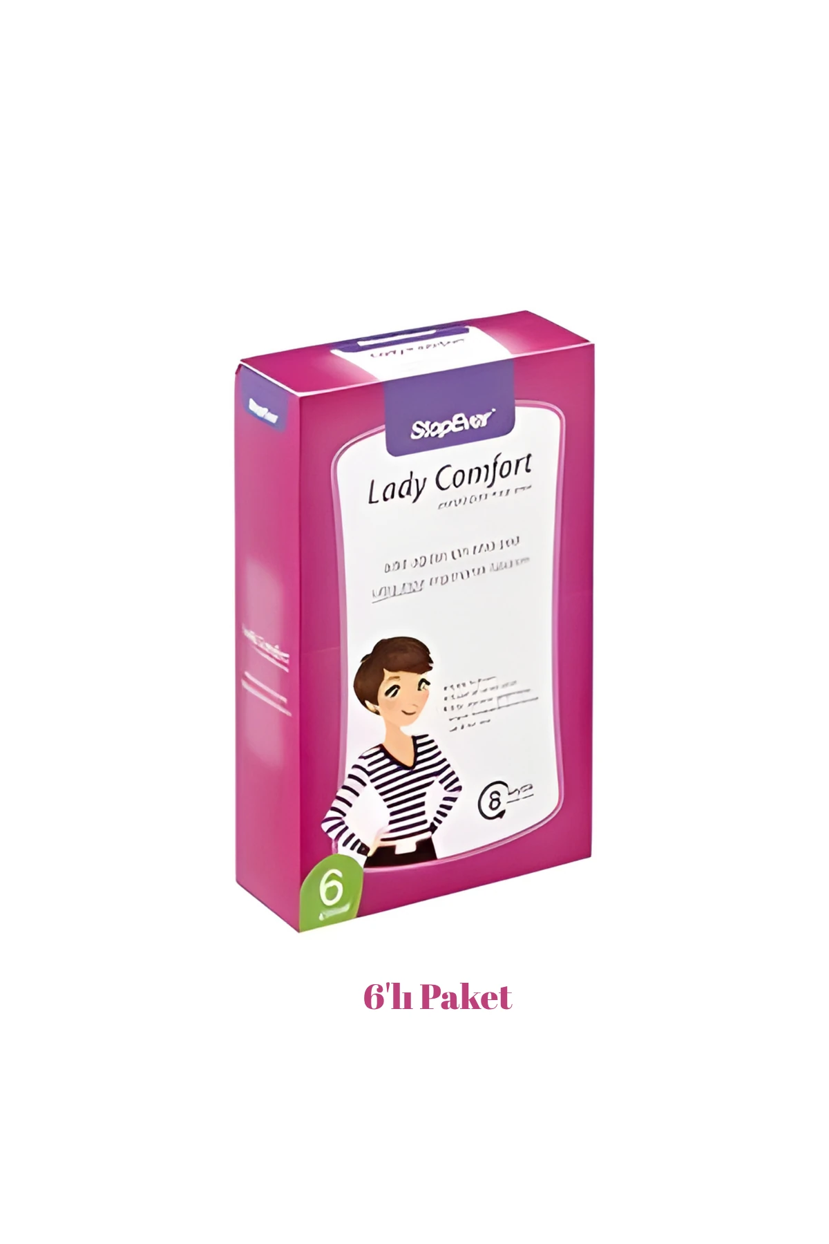StopEver Lady Comfort Isıtıcı Ped 6'lı Paket 