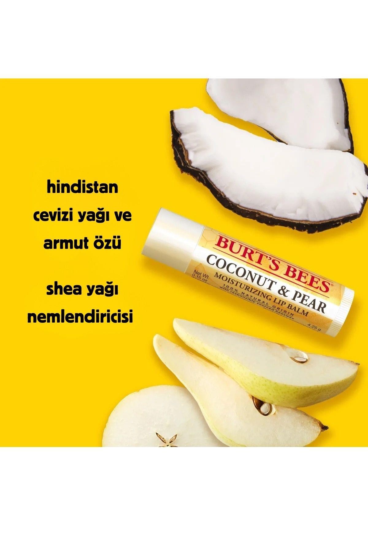 Burt's Bees Superfruit (Nar-Hindistan Cevizi ve Armut-Mango-Greyfurt) Dudak Balmı 0.15 oz 4.25Gr
