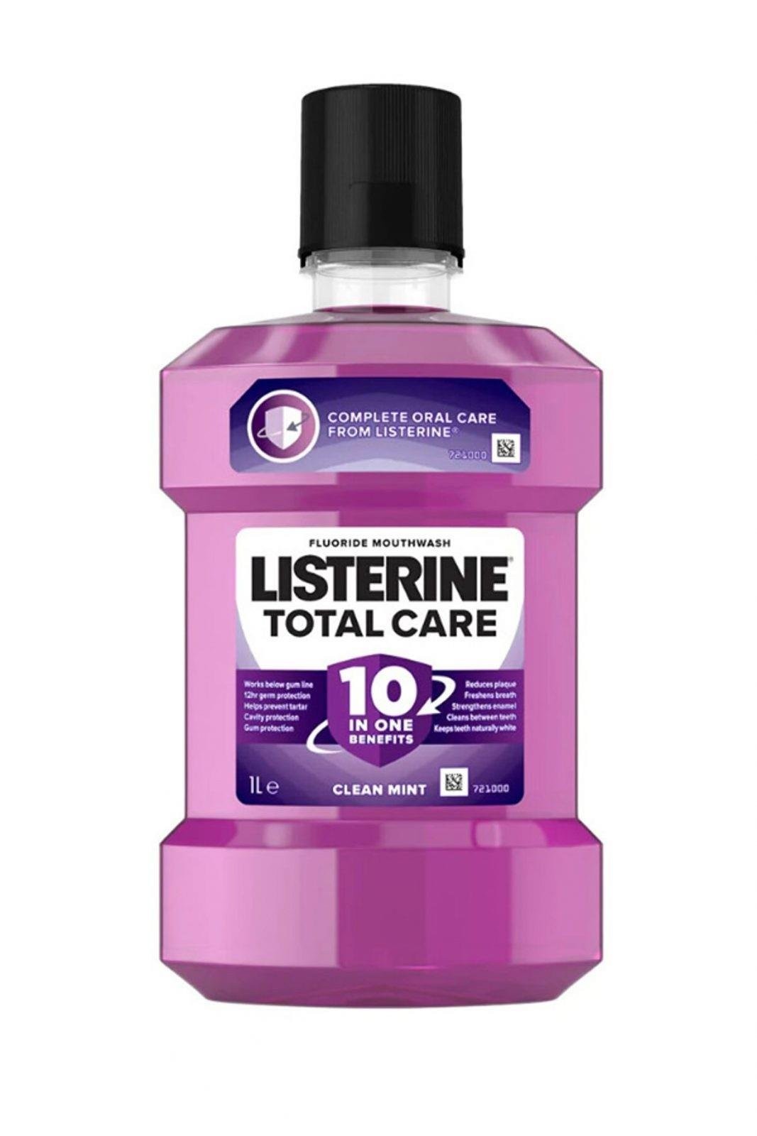 Listerine Total Care 10in1 Gargara  Ağız Kokusu ve Diş Koruyucu Tabakası için 10 Fayda 1lt,