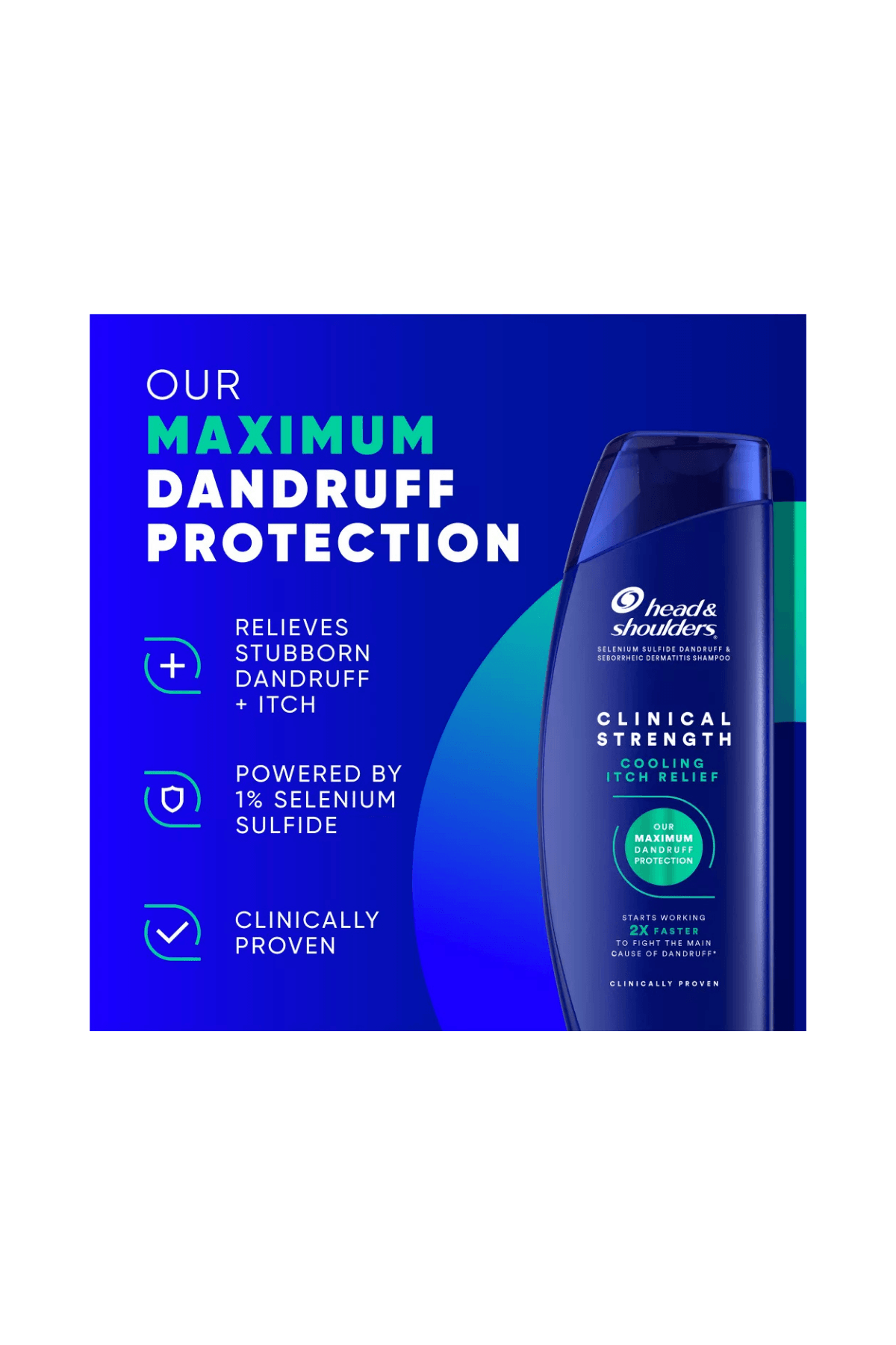 Head & Shoulders Clınıcal Strength Coolıng Itch Relıef (Kaşıntı Giderici) Mandalina Şampuanı 13.5 Oz 400ml