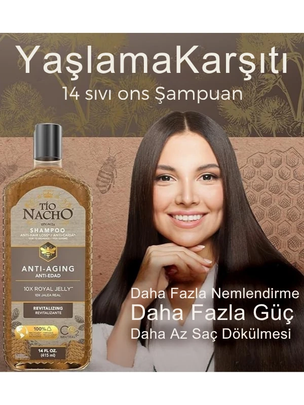 Tio Nacho Antı - Agıng (Arı Sütü İçeren Gençleştirici Canlandırıcı ) Şampuan 415ml