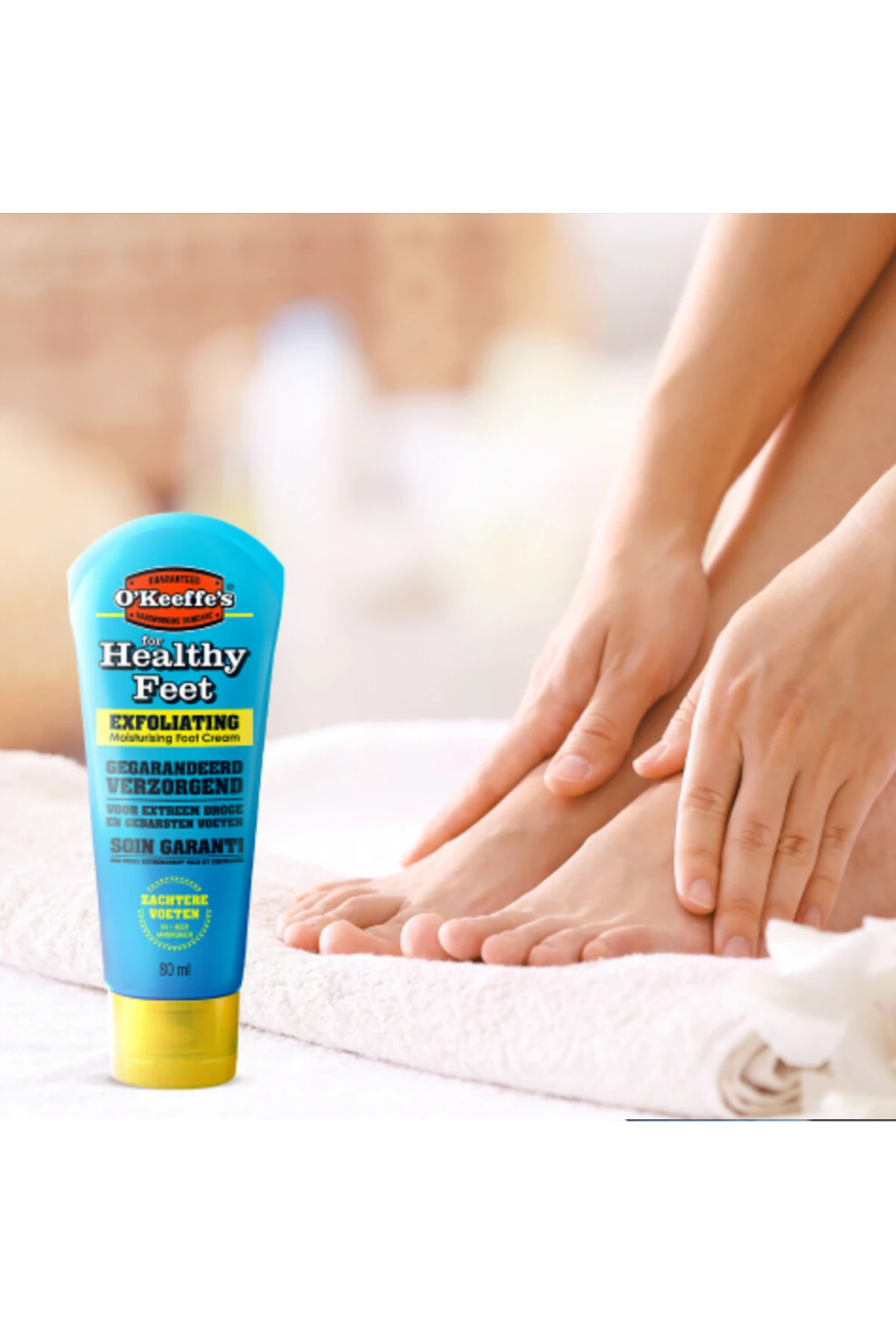 O'Keeffe's Healthy Feet Exfoliating Moisturising Foot Cream (Peeling Etkili Nemlendirici Ayak Kremi) 80ml