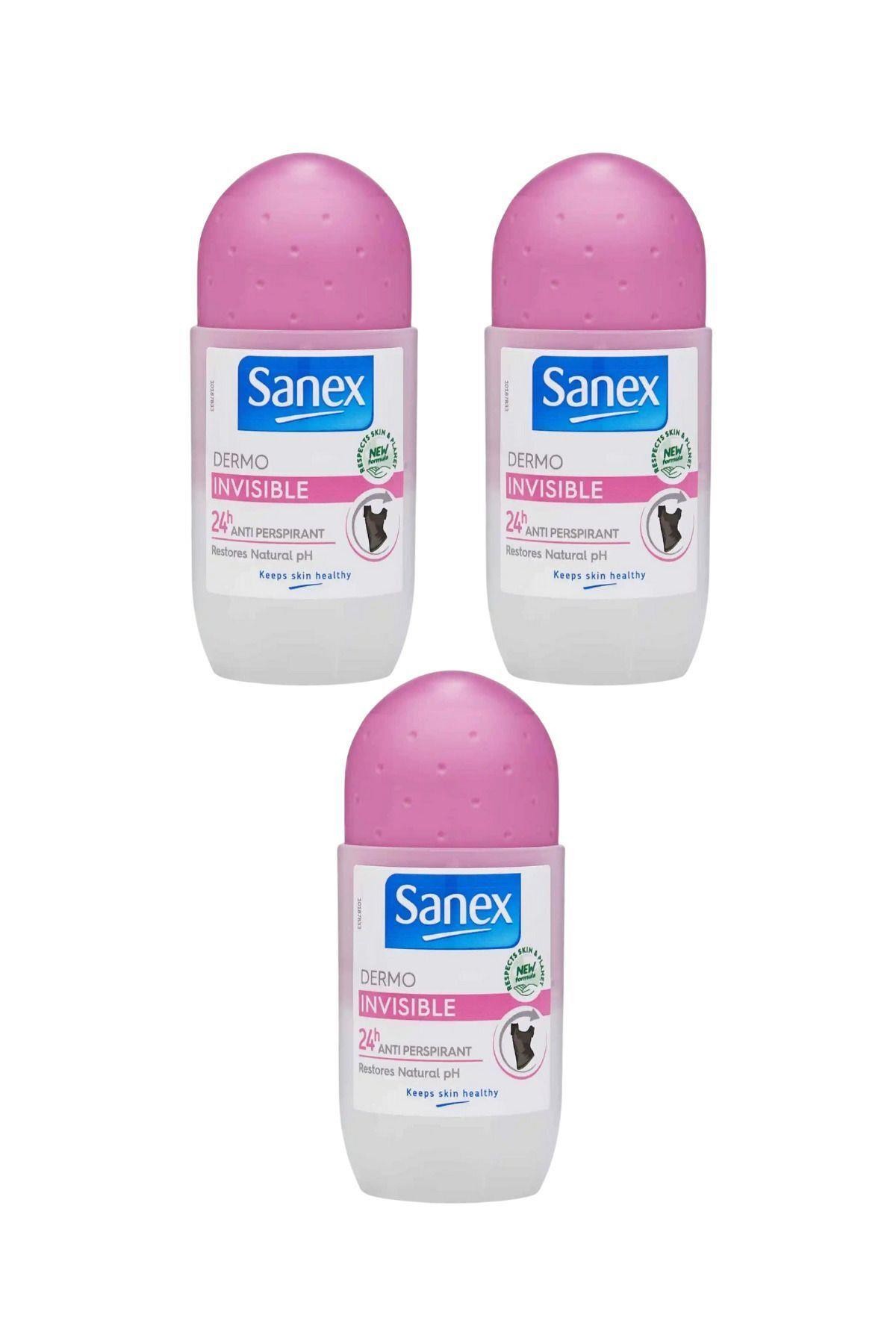 Sanex Dermo Invisivle Roll-on 50ml (3 Adet)
