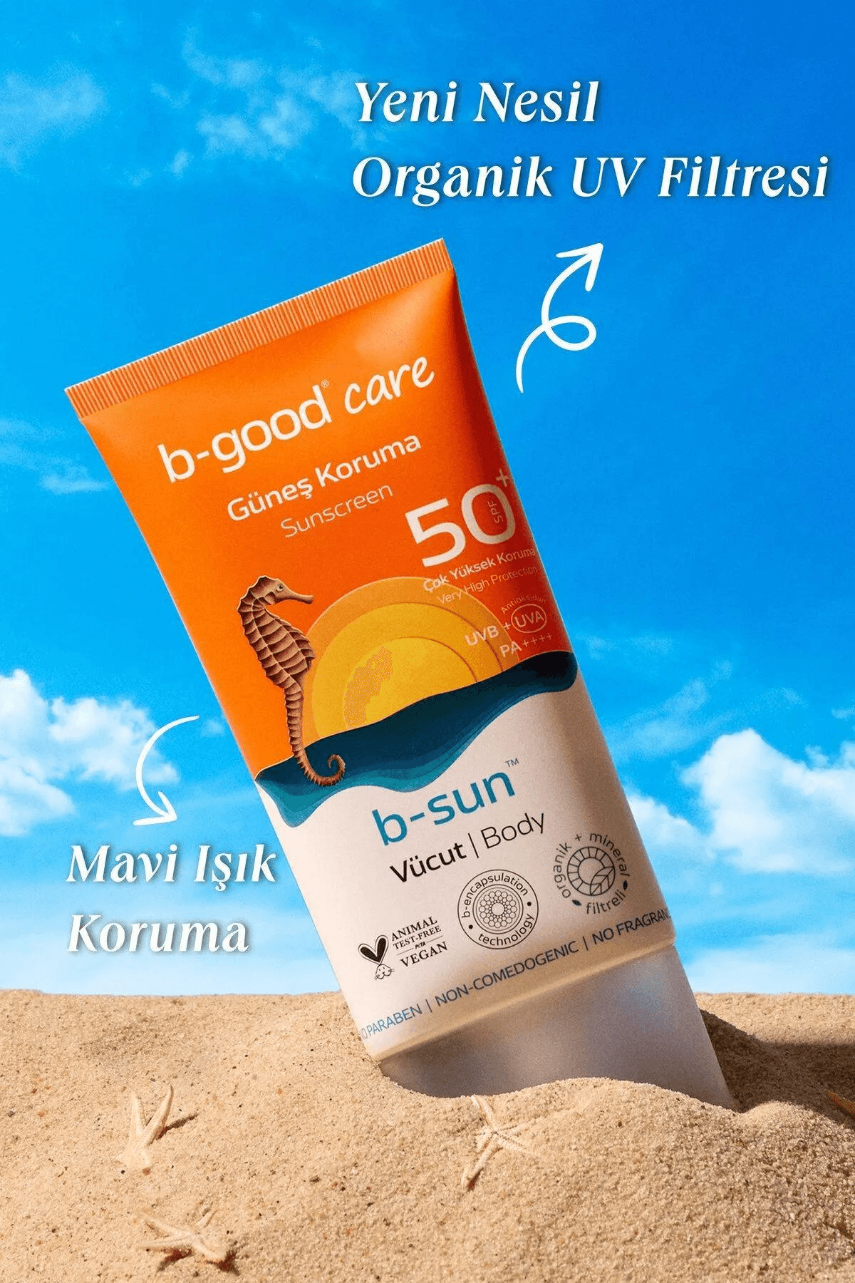 b-good b-sun SPF 50+ Yetişkin Vücut Güneş Koruma 150 ml