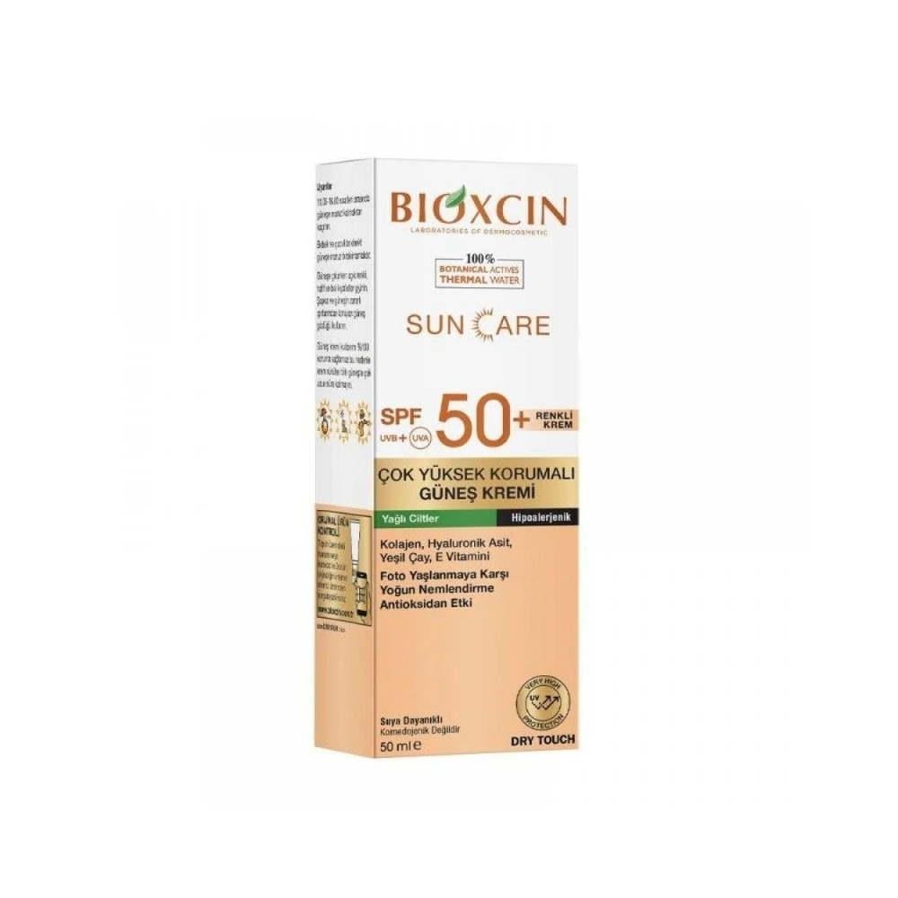 Bioxcin Sun Care Yağlı Ciltler İçin Renkli Güneş Kremi (SPF 50) 50ml