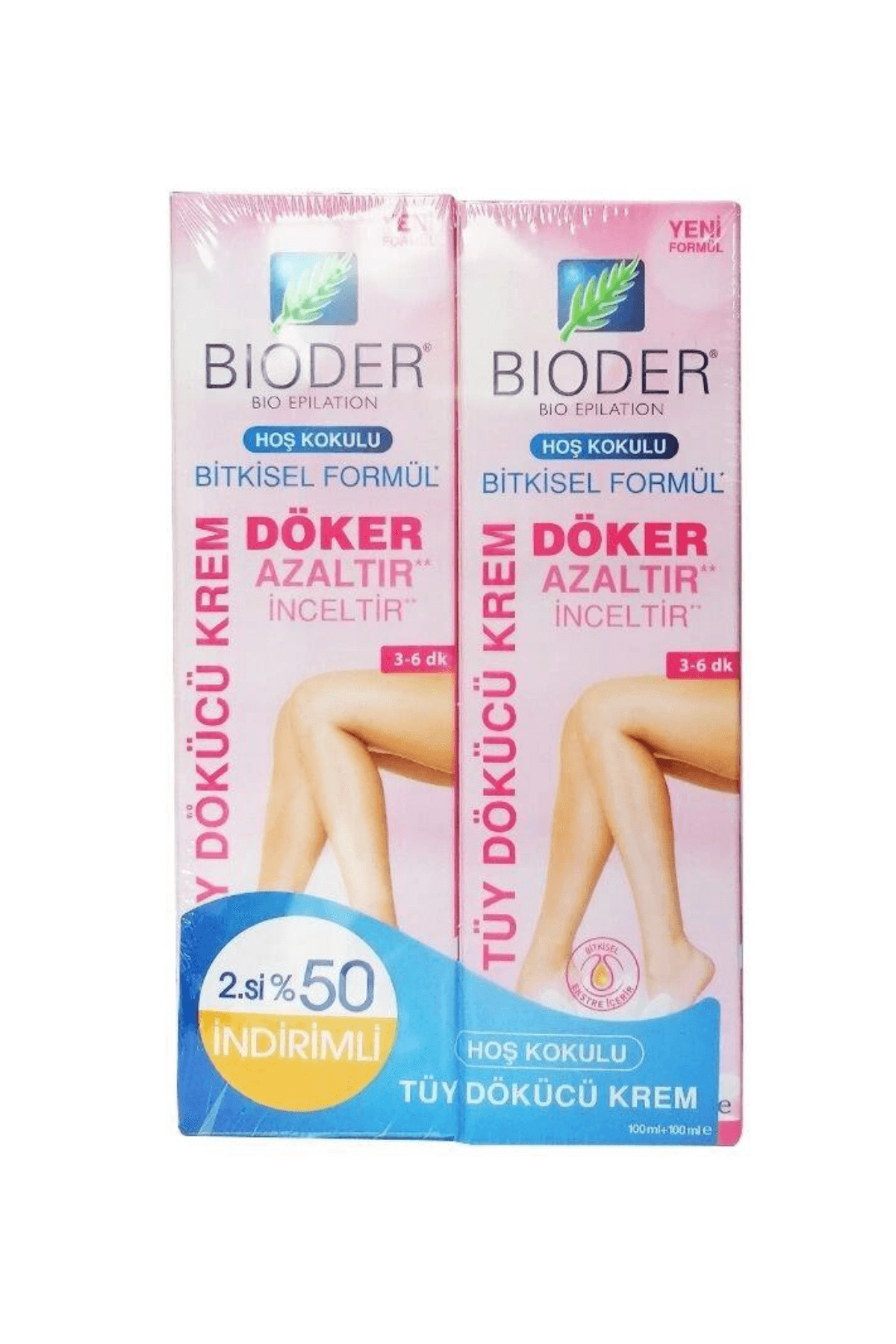 Bioder Bitkisel Formül Tüy Dökücü Kadınlar İçin Krem 100 + 100 ml