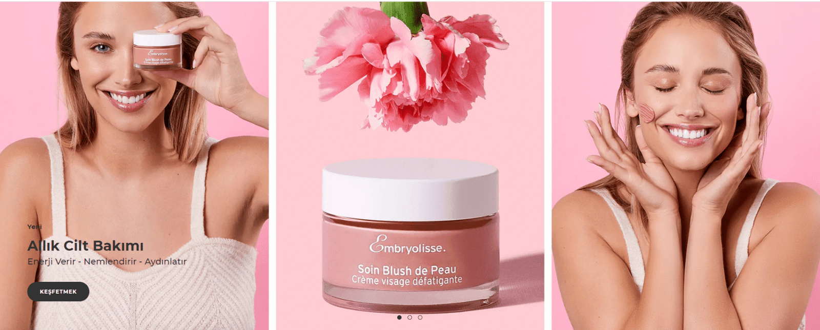 Embryolisse Skin Blush Cream Cilt Allık Kremi Pembe Işıltı Bakımı 50ml