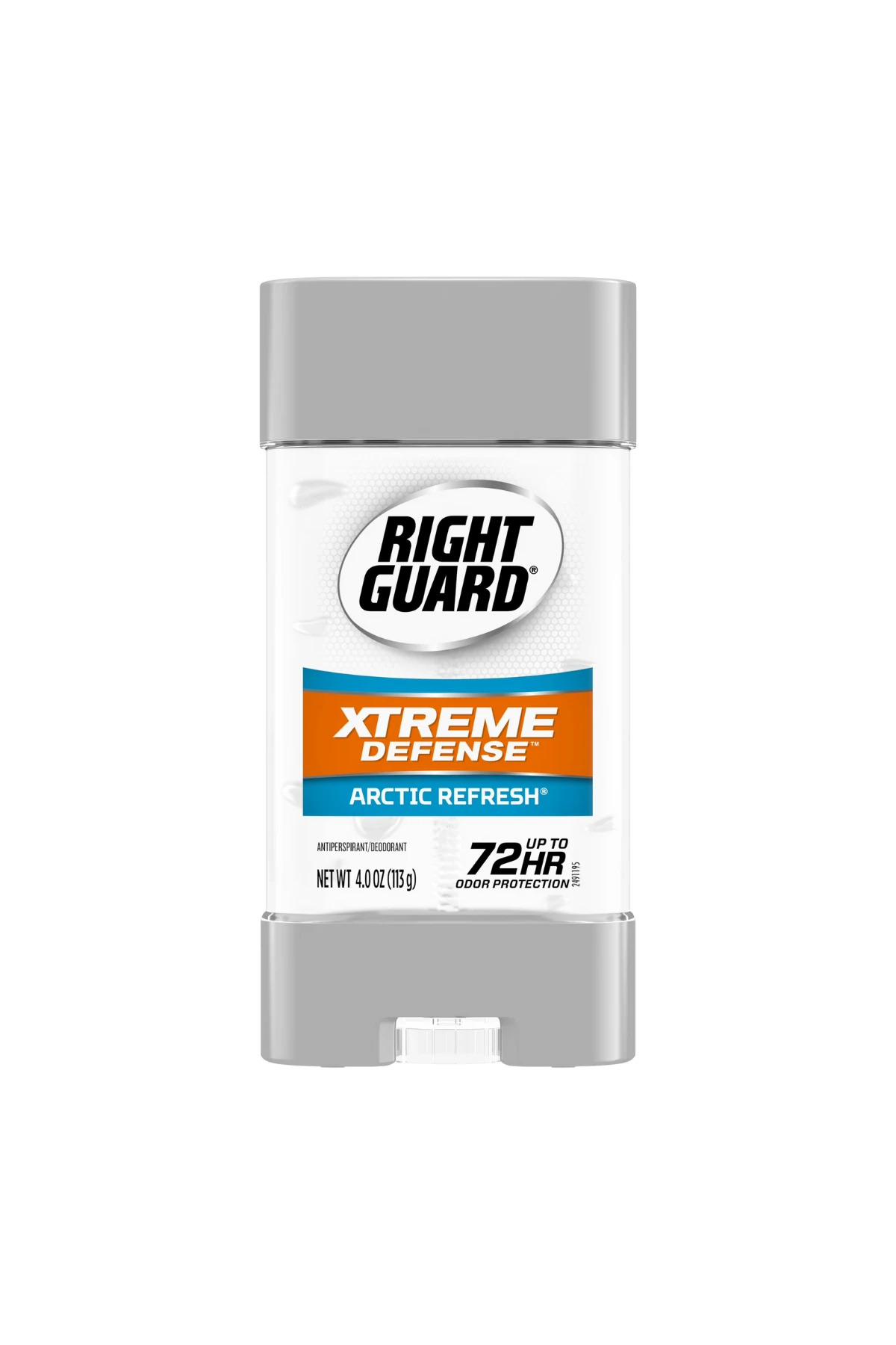Right Guard Xtreme Defense Arctic Refresh Antiperspirant (Kavun Kokusu) Gel Deodorant 4.0oz 113gr