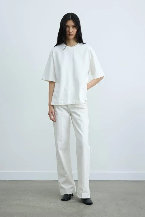 Ekru Nox Oversize Tişört