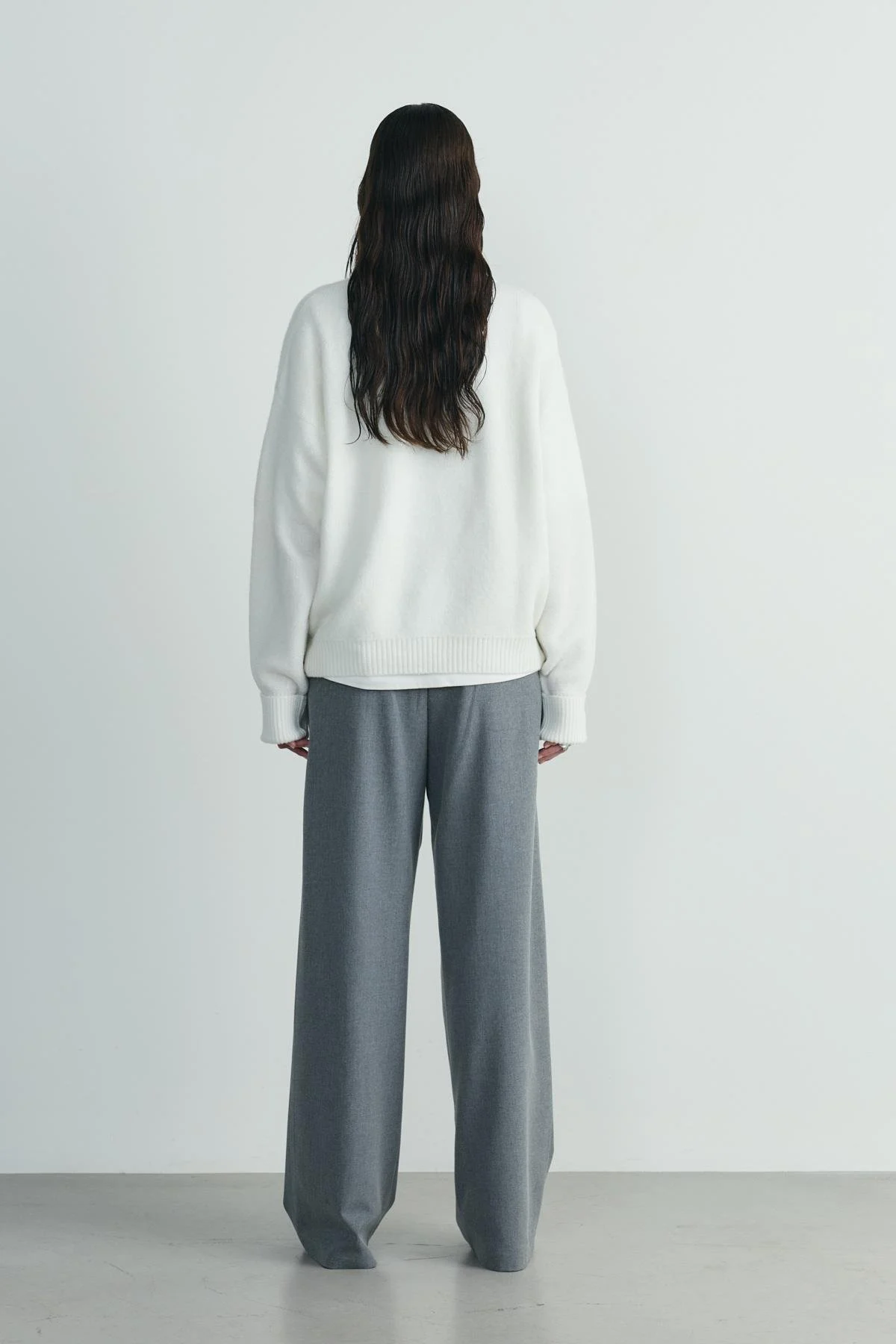 Ekru Bella Oversize Kazak