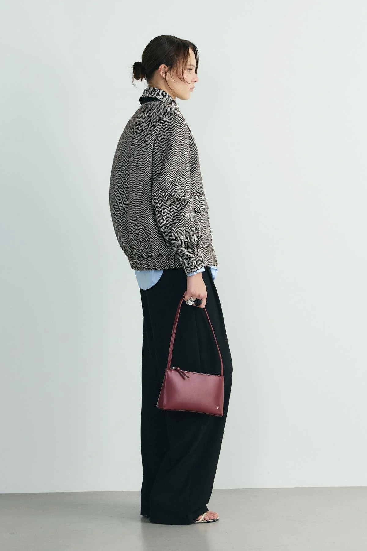 Acı Kahve Alder Kaşe Bomber Ceket