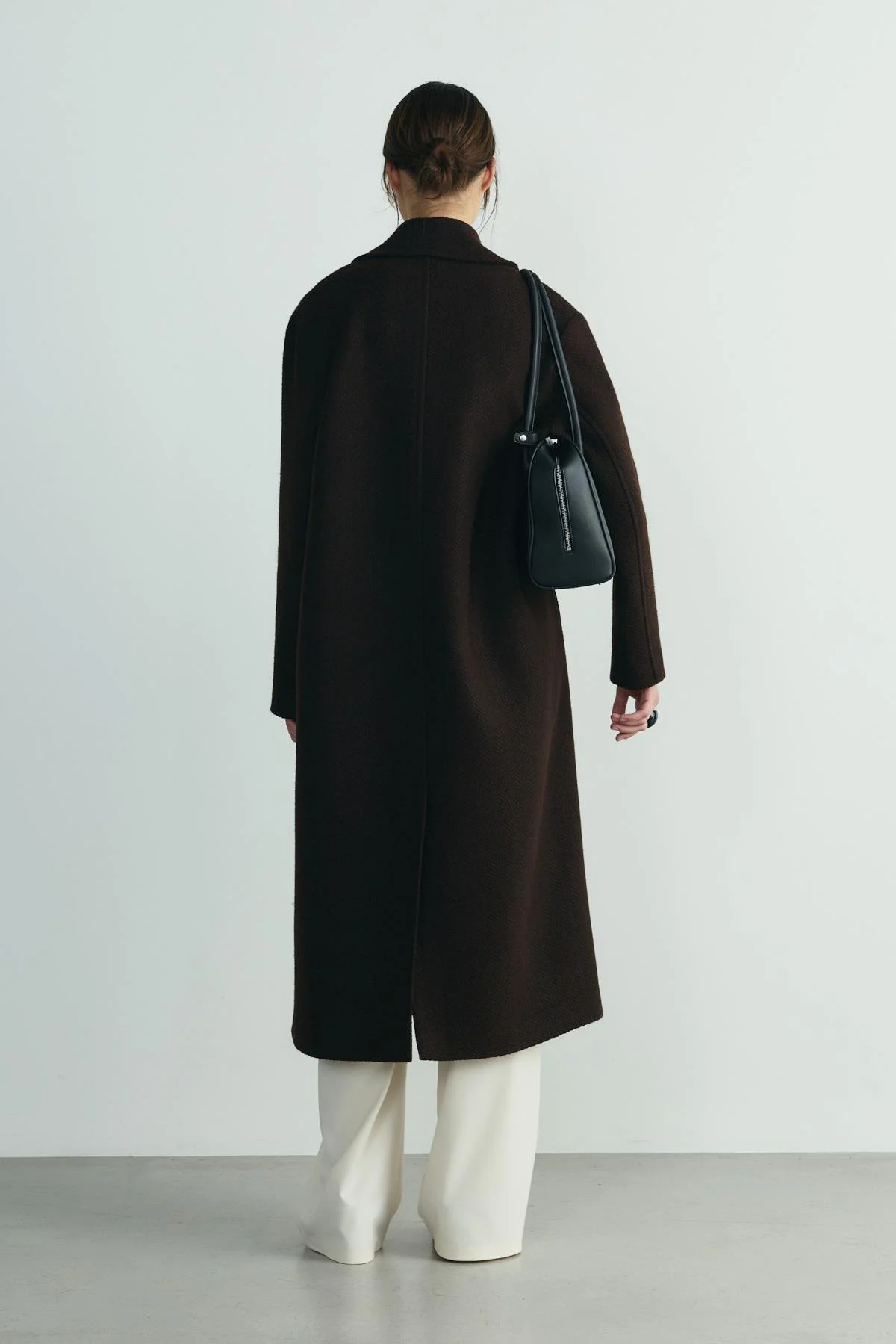 Acı Kahve Dora Uzun Oversize Kaban