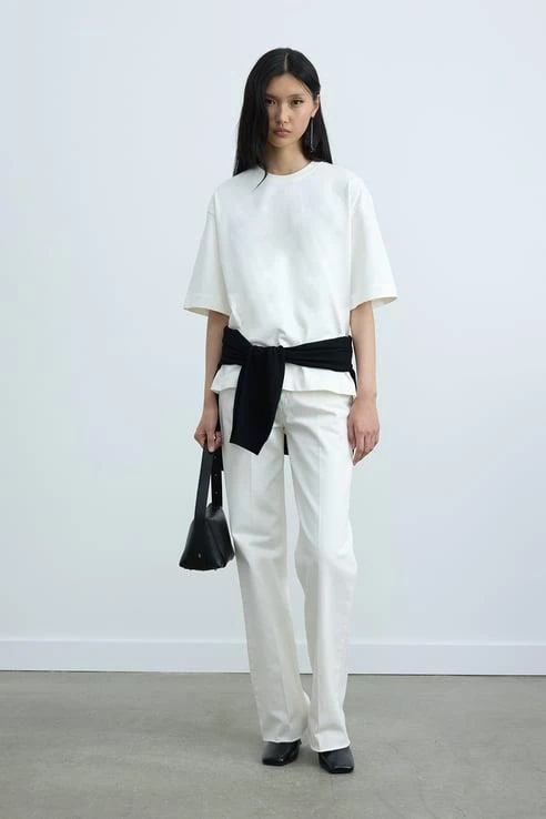 Ekru Nox Oversize Tişört