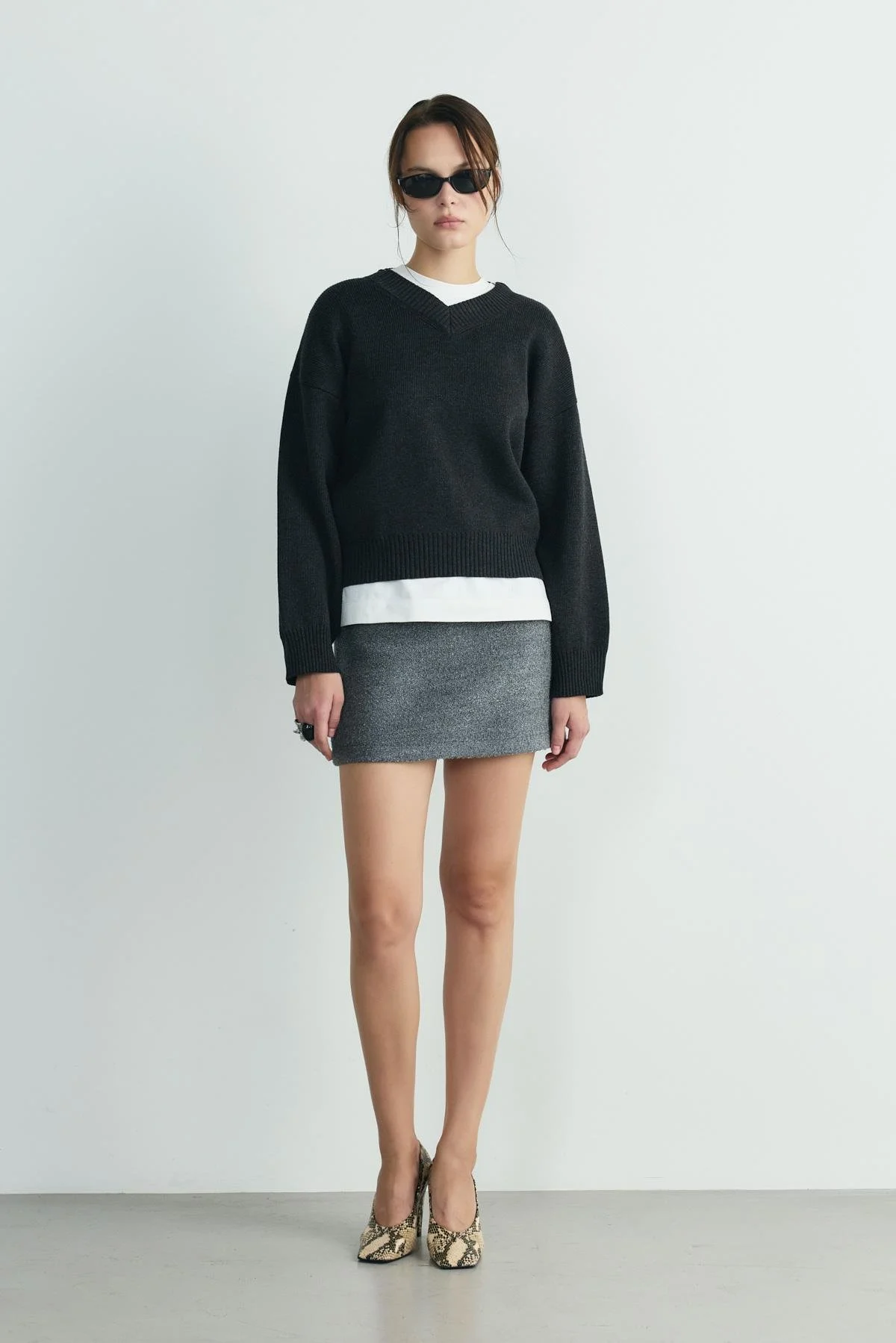 Füme Fade V Yaka Kazak