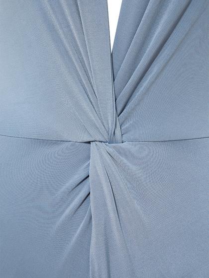 Çıtçıtlı Kolsuz İkonik Body - Mavi