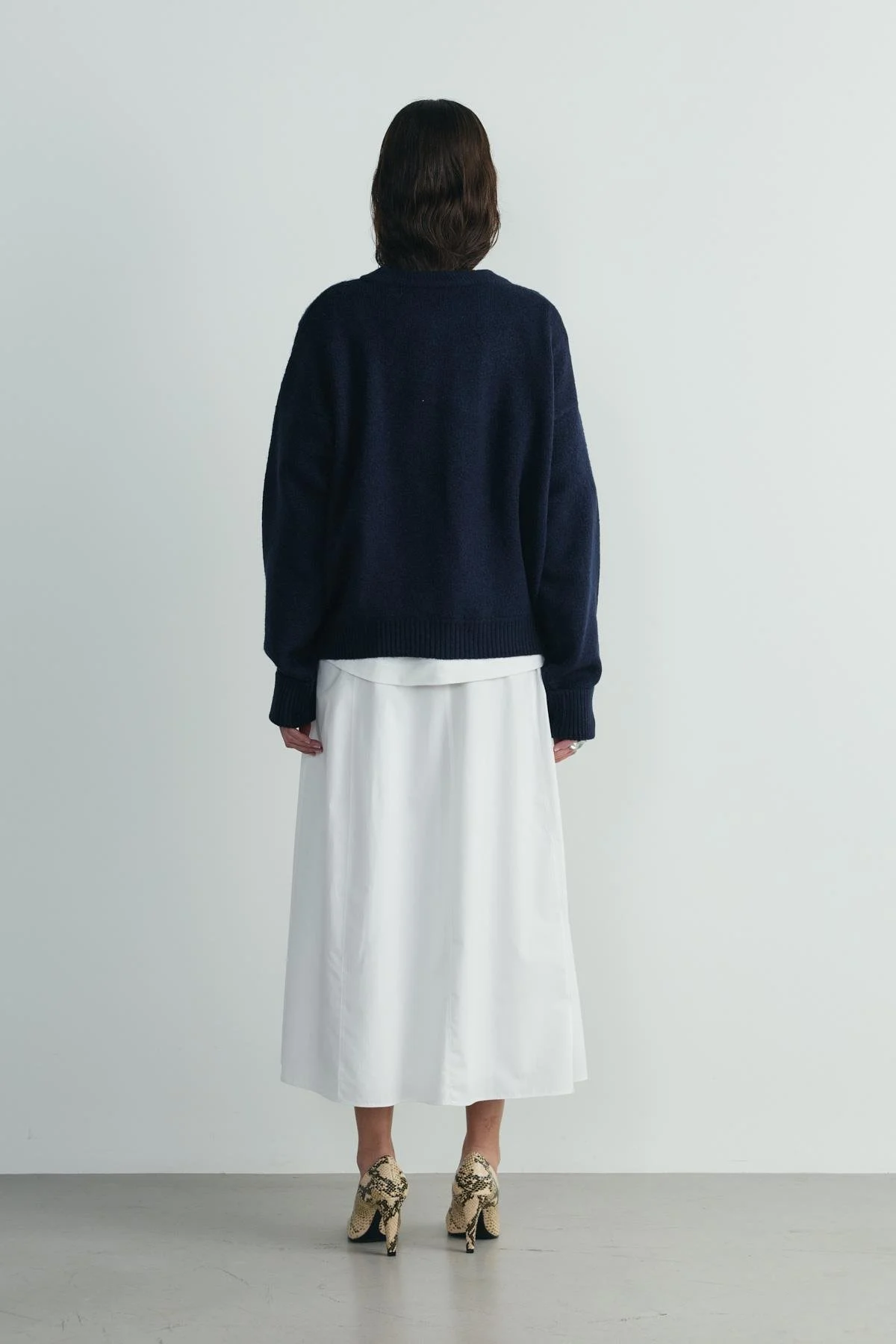 Lacivert Bella Oversize Kazak