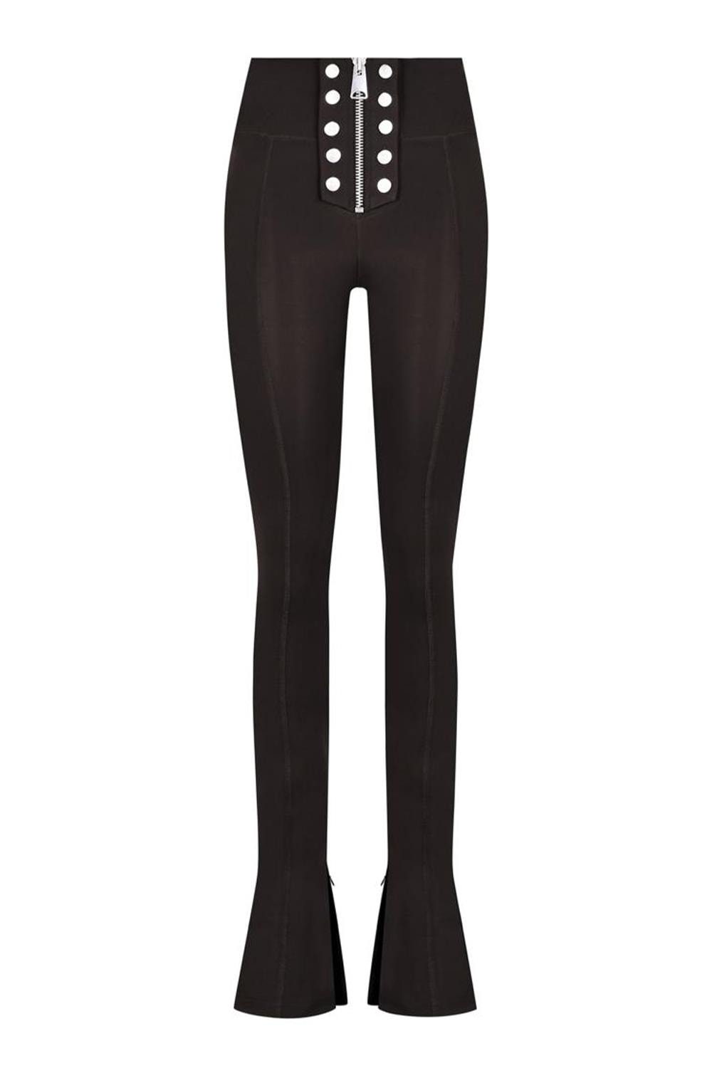 LORENA FLARE LEGGINS DARK BROWN