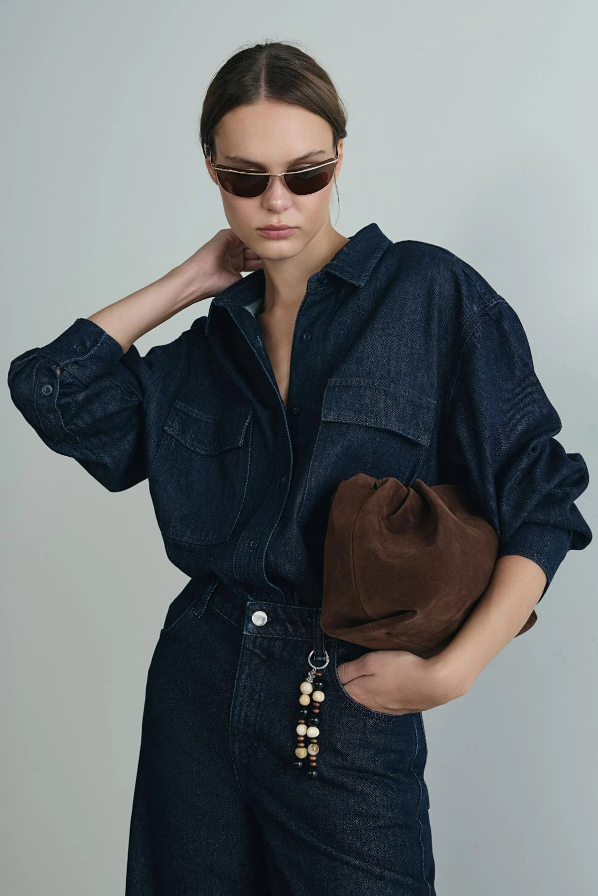 88 Oversize Denim Gömlek