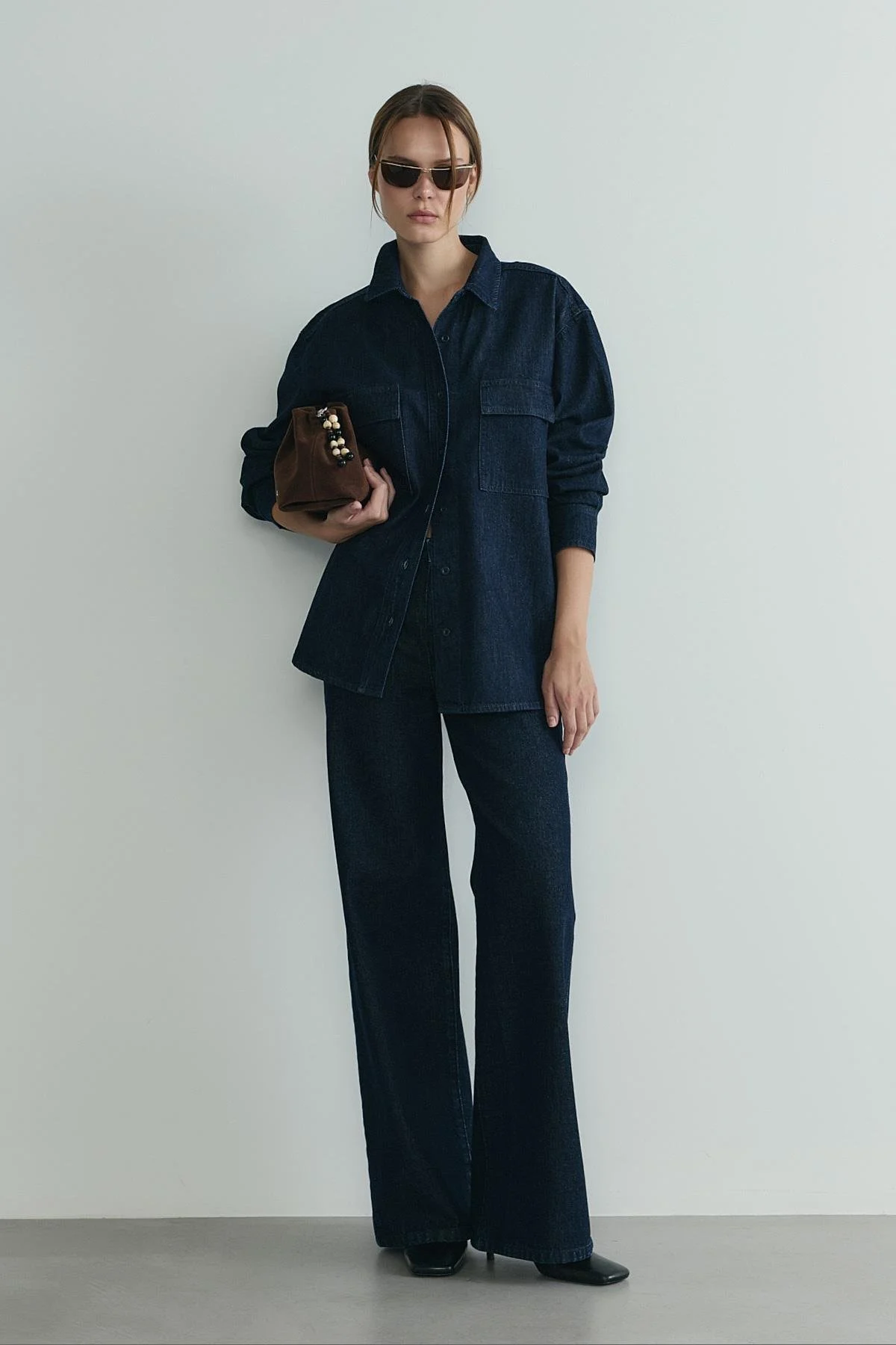88 Oversize Denim Gömlek