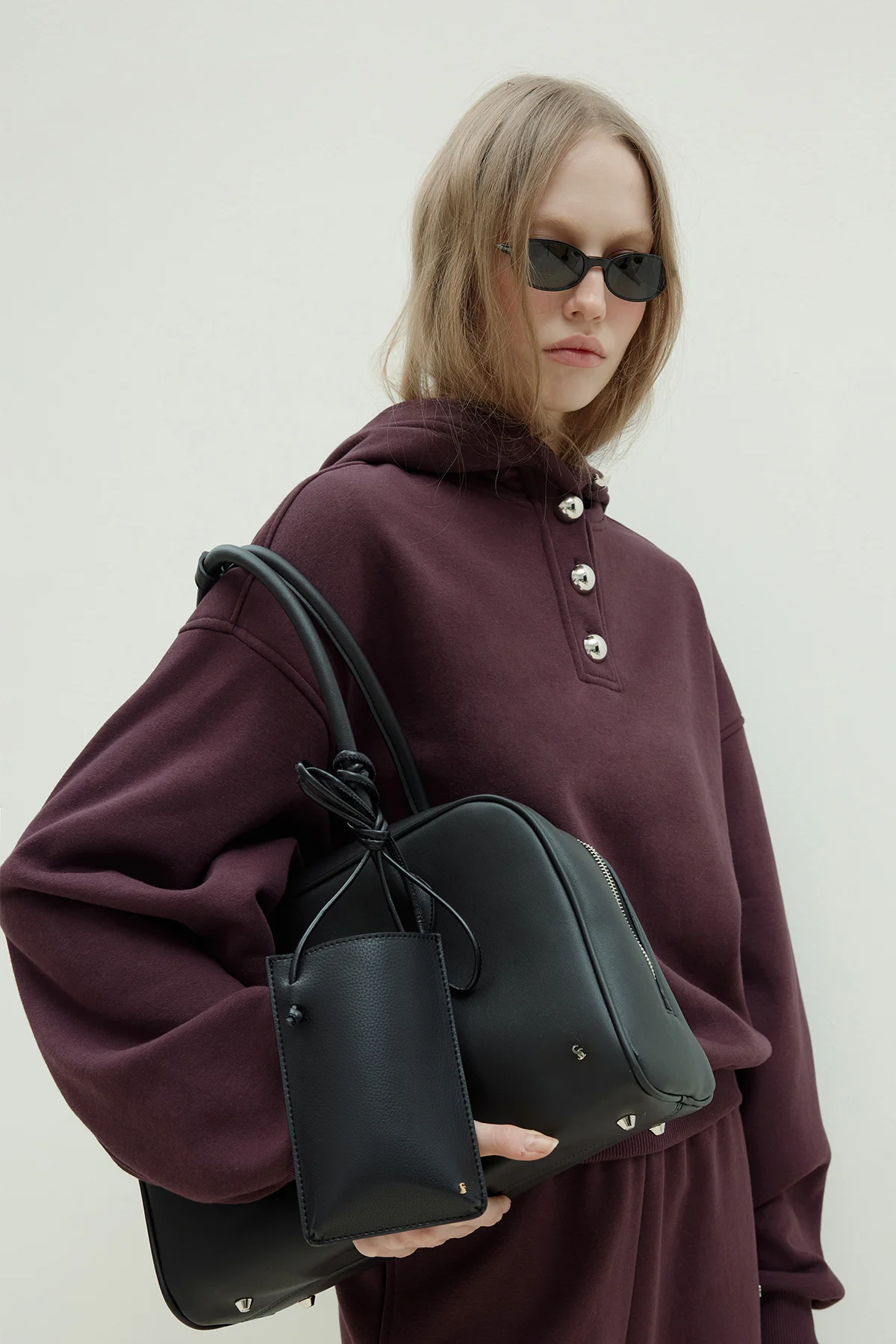 Siyah Mia Telefon Çantası