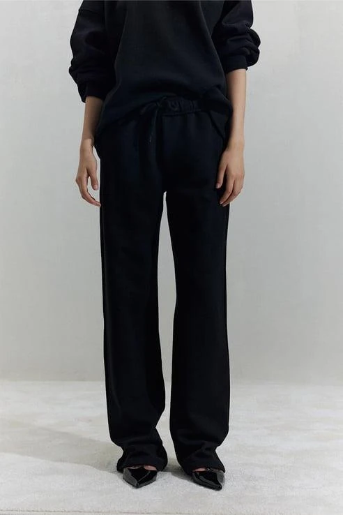 Siyah Homie Lastikli Eşofman