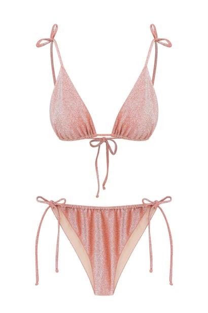 Lureks Turuncu Üçgen Bikini Takım (210-1101)