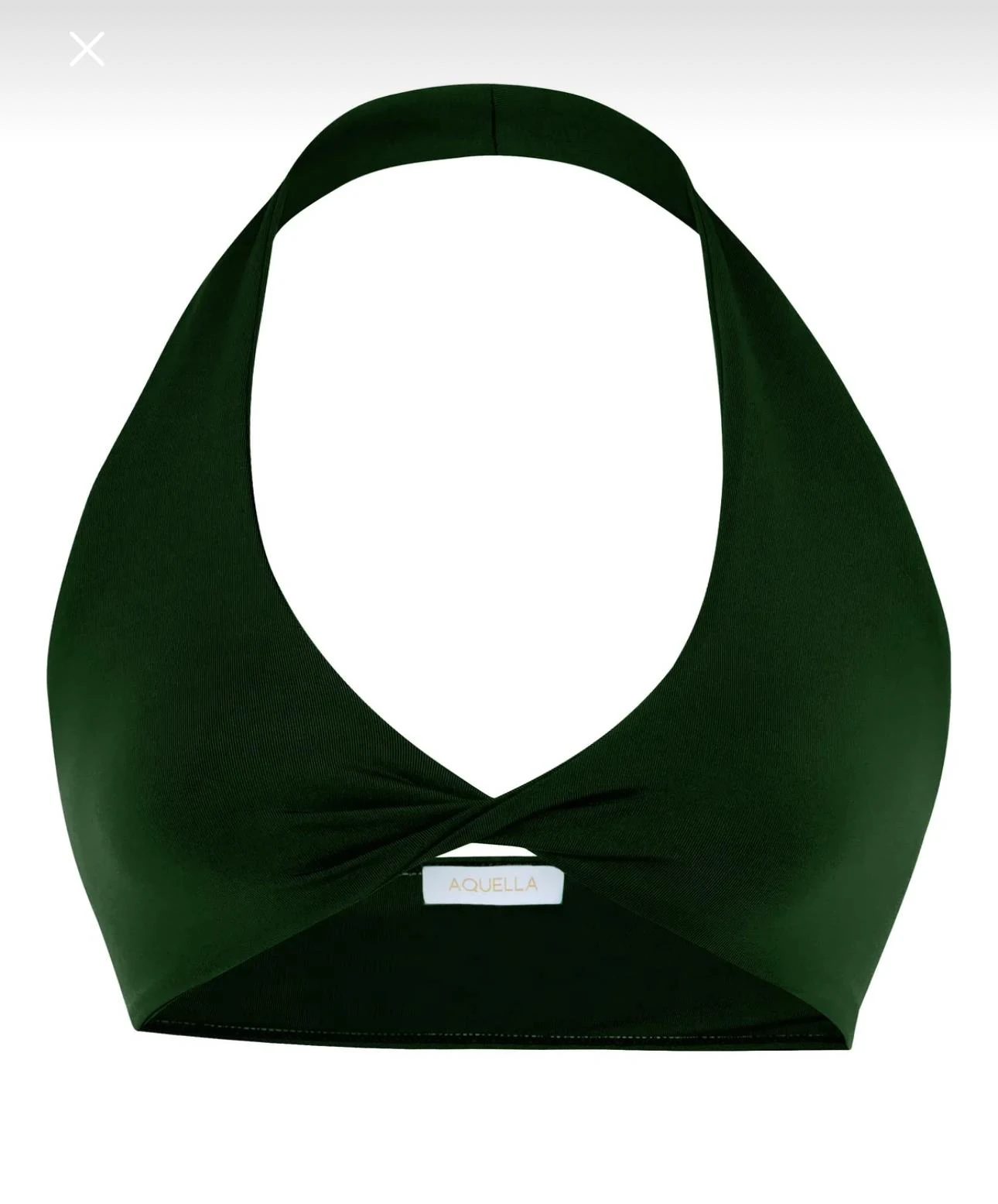 Dönmeli Haki Crop Top