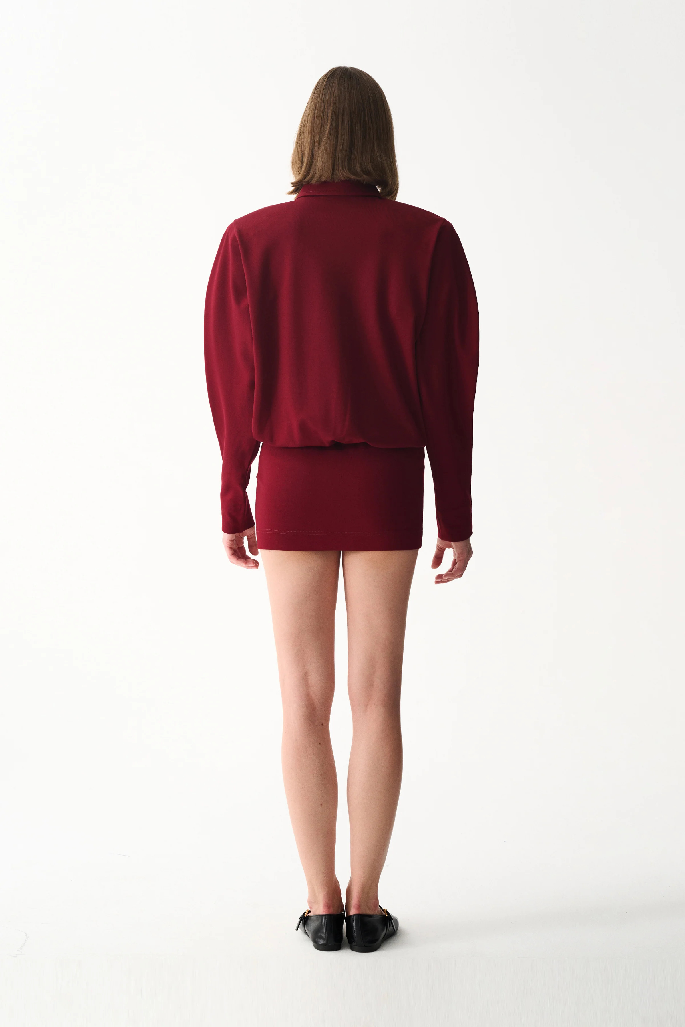 LUCKY ELBİSE / BORDO