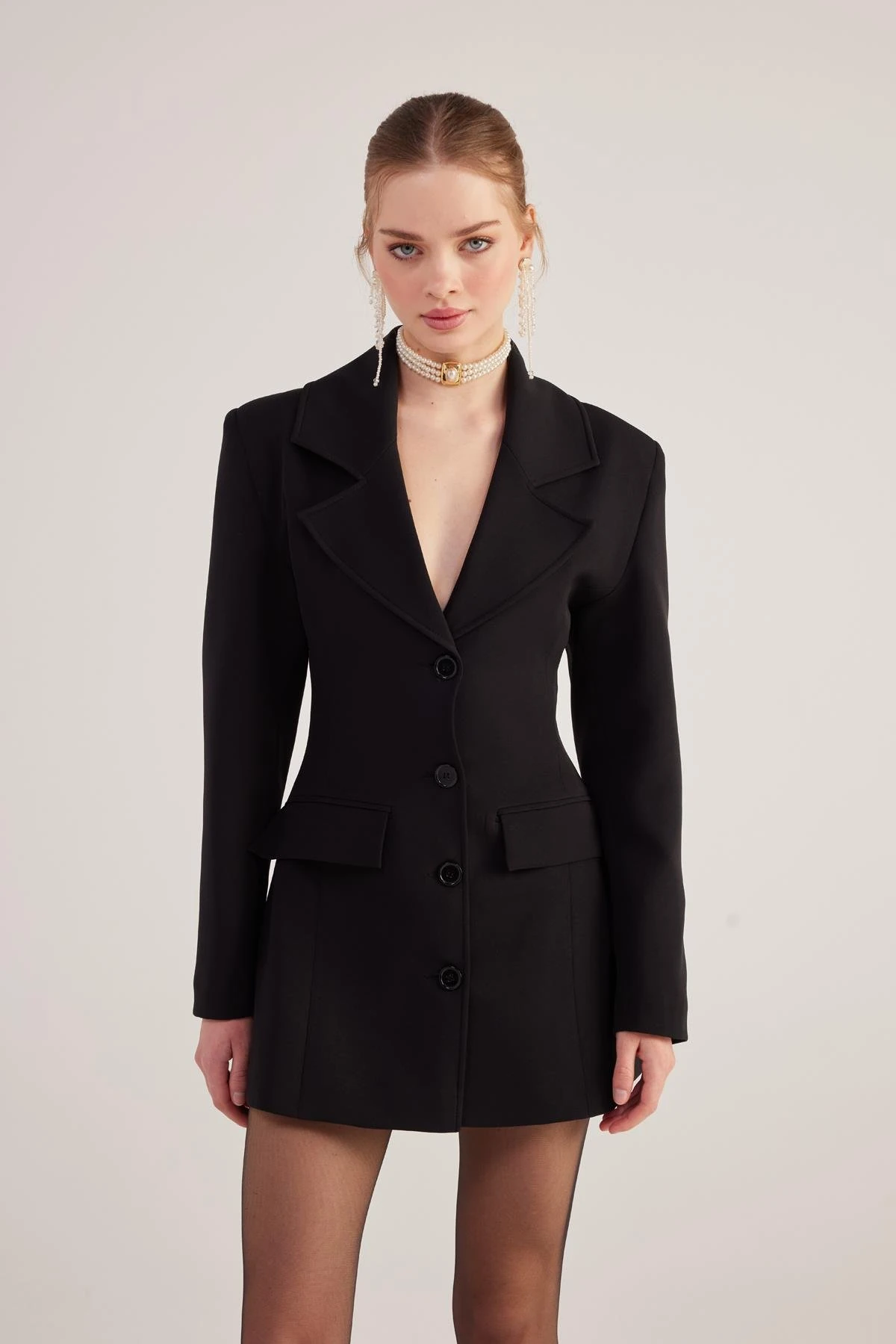 Deja Blazer Ceket Siyah