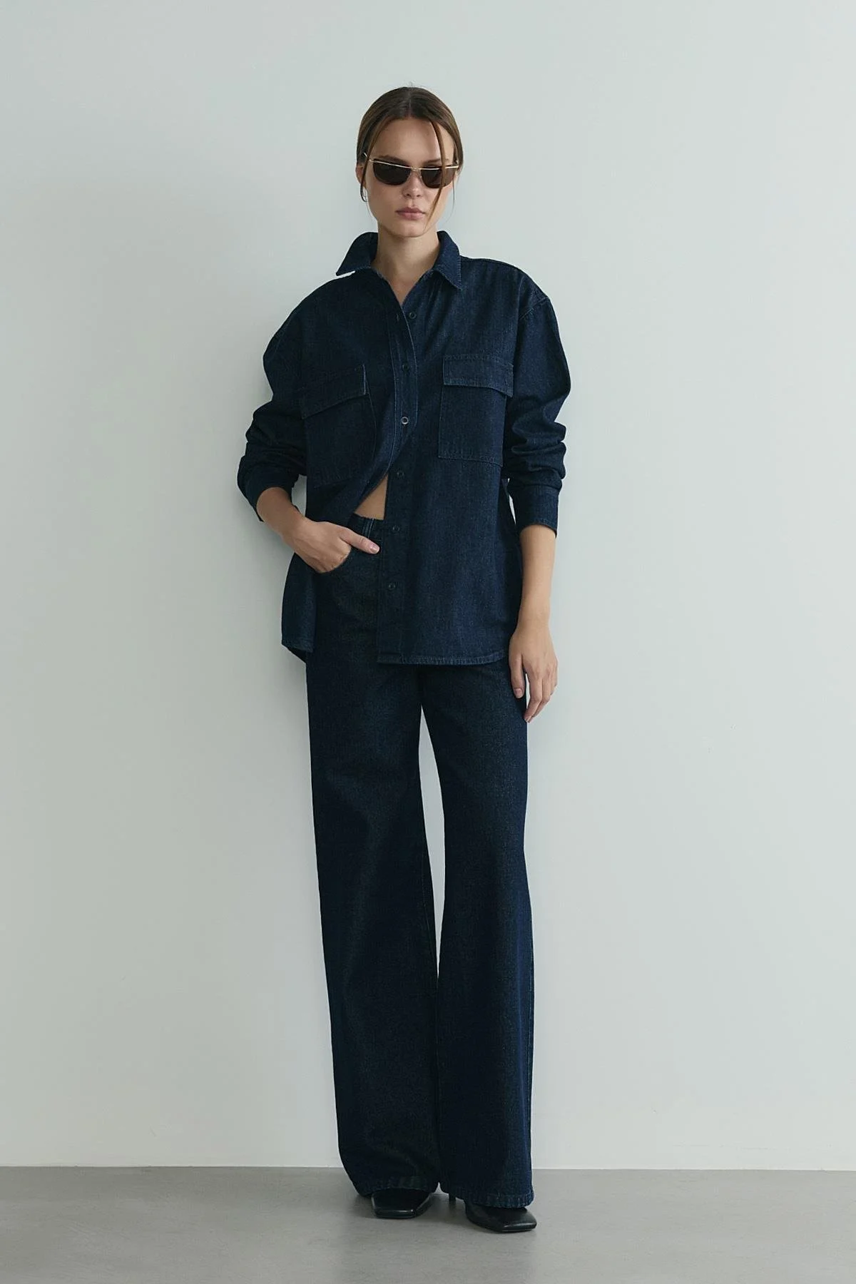 88 Oversize Denim Gömlek