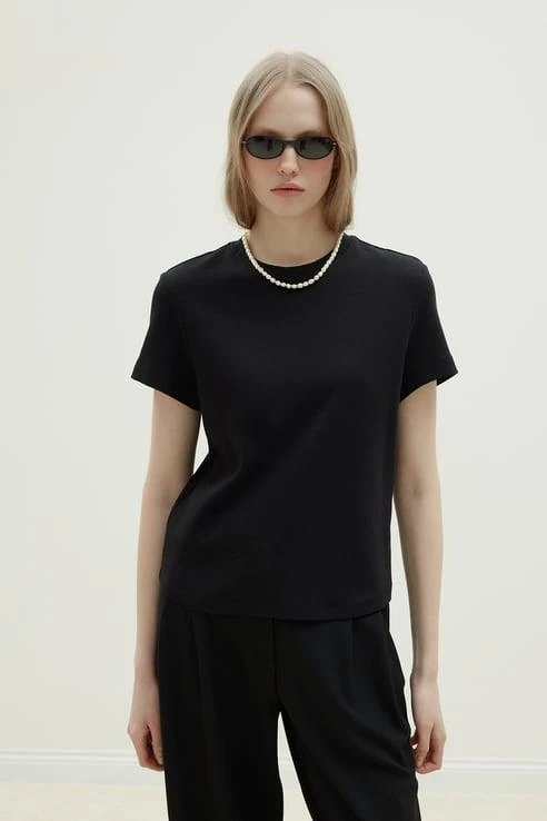 Siyah Comfy Basic Tişört