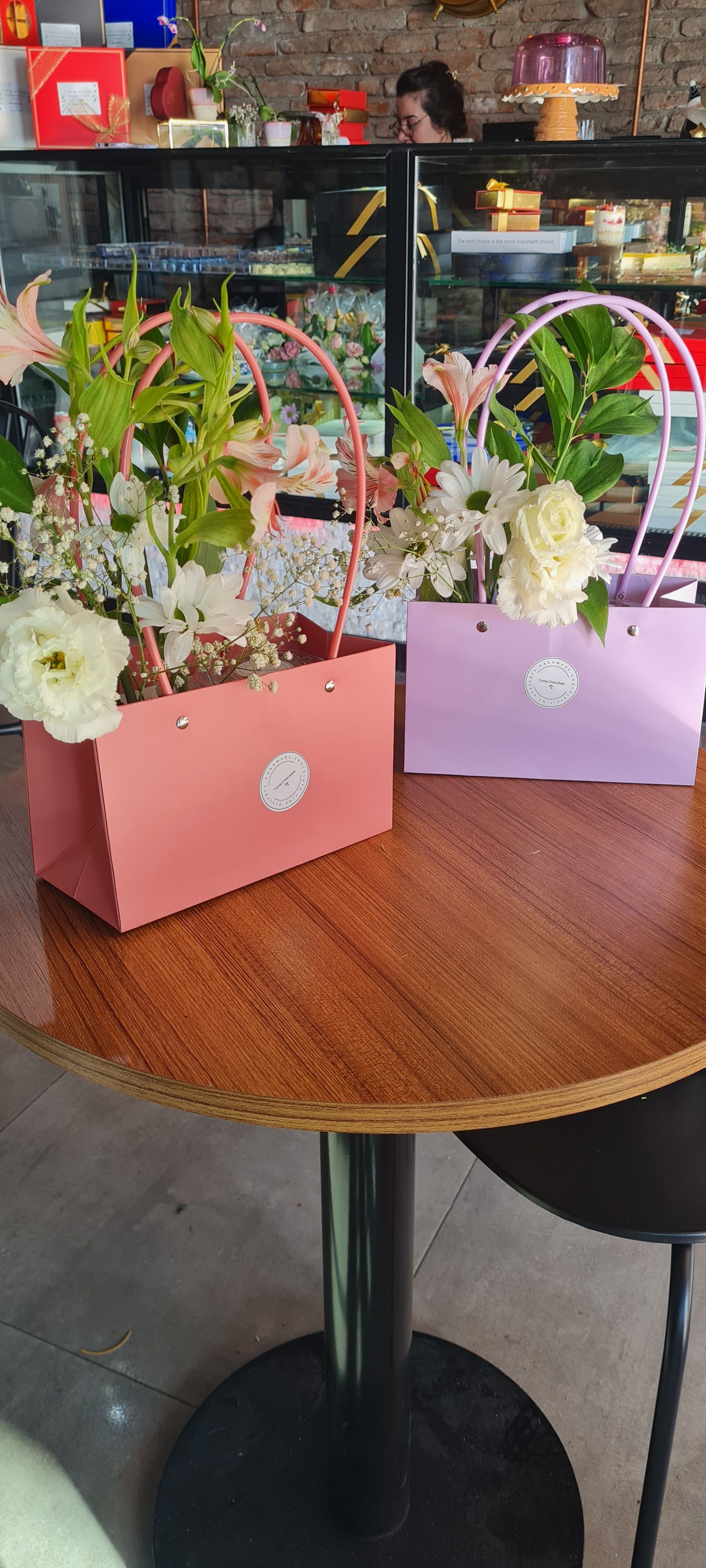 Makaron Çanta Floral Bag 