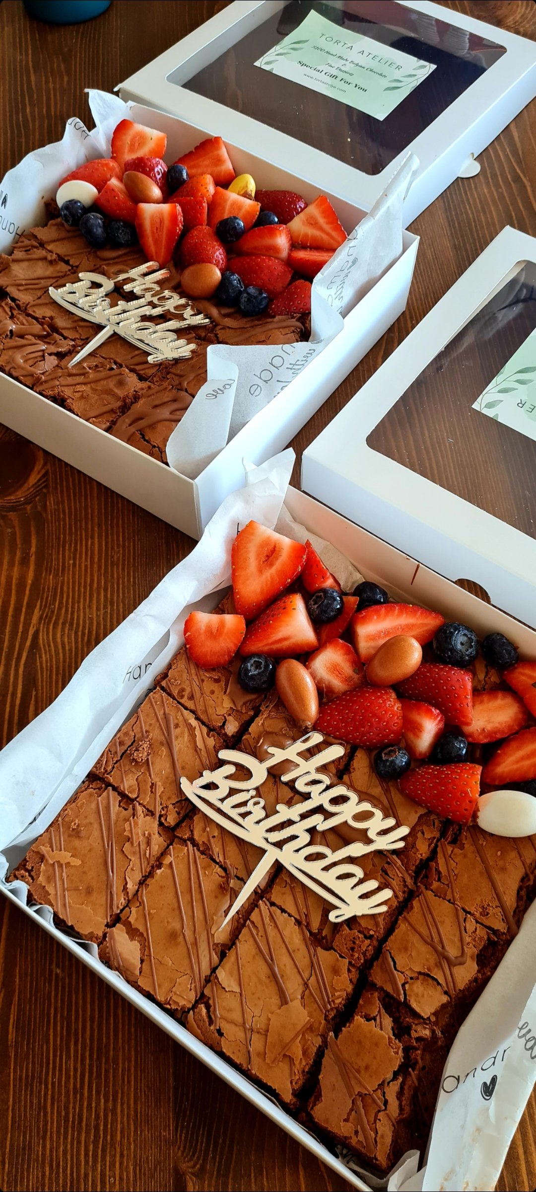 Birthday Brownie Box