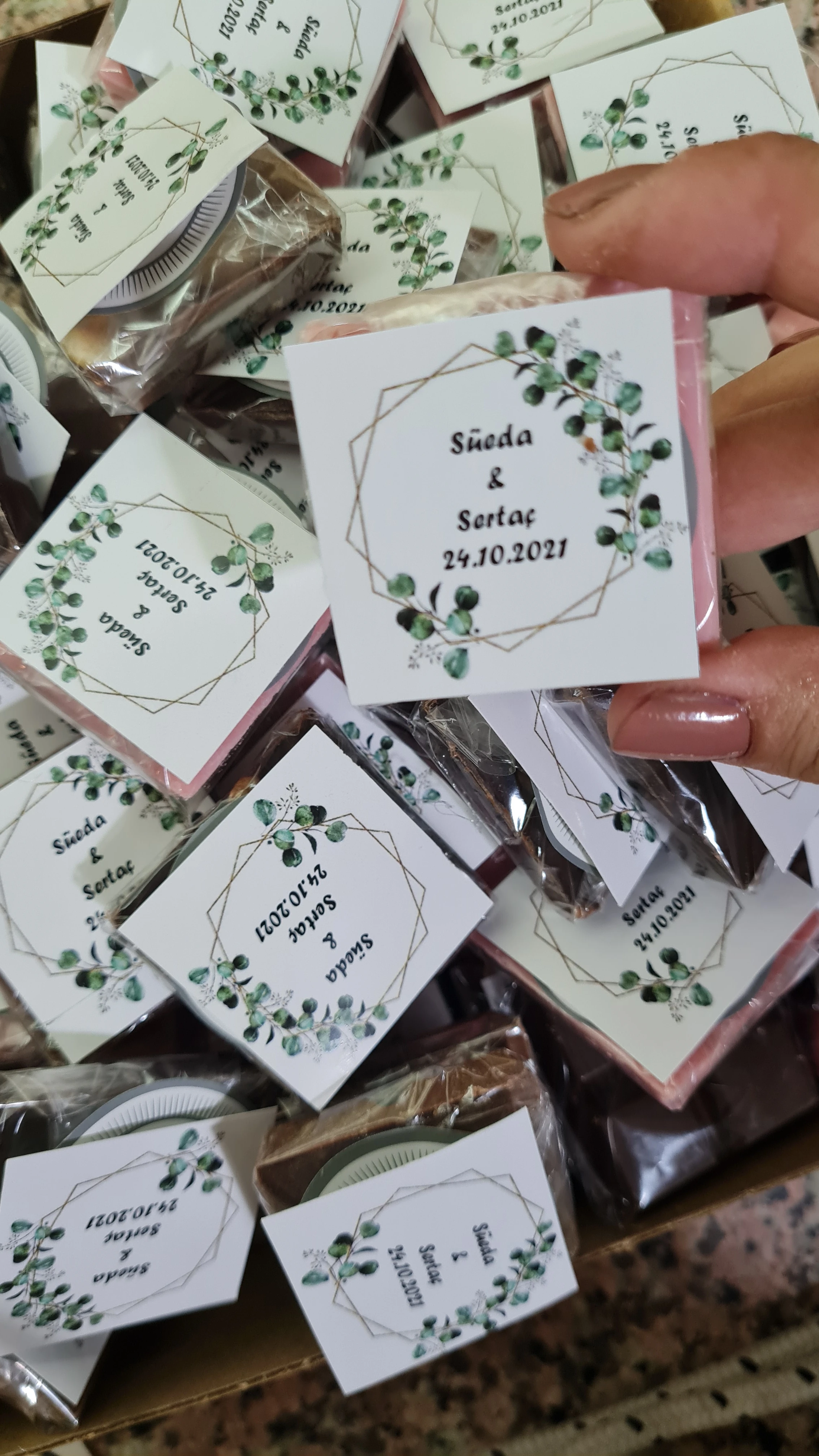 Kız İsteme Çikolatası Kutusuz Adet Ürünler -Mini Tabletler