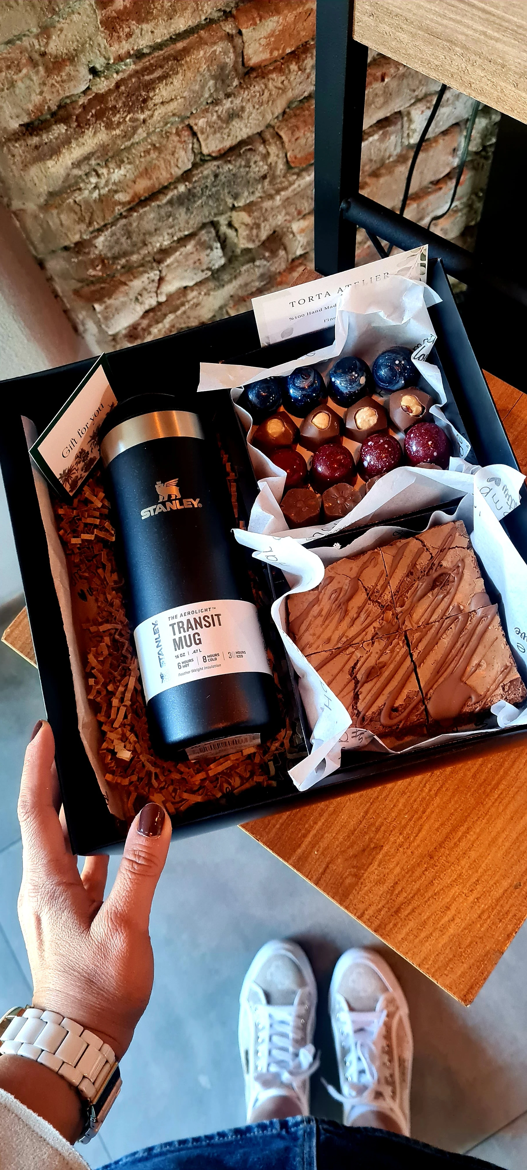 Kişiye Özel Hediye Aranjmanı No 5 Stanley Set 3 