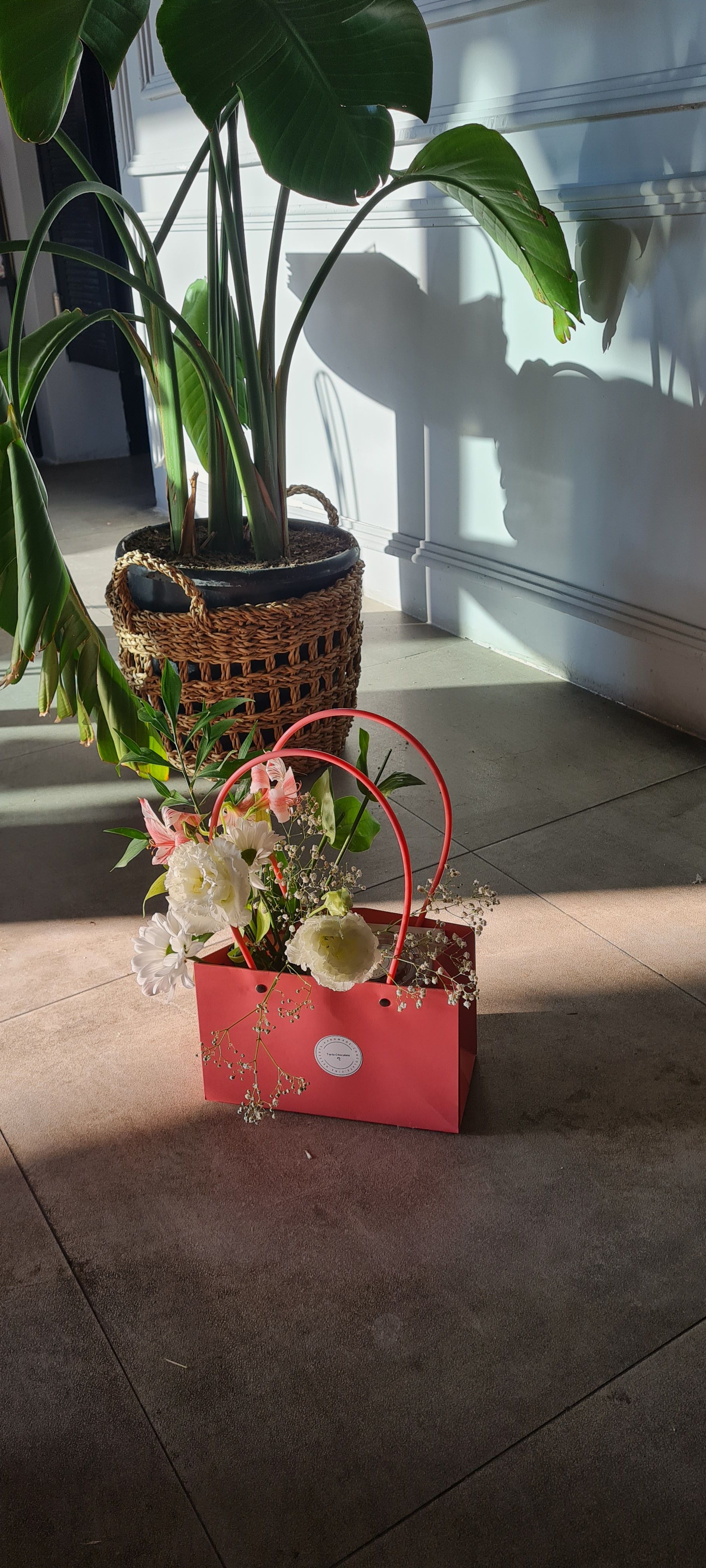 Makaron Çanta Floral Bag 