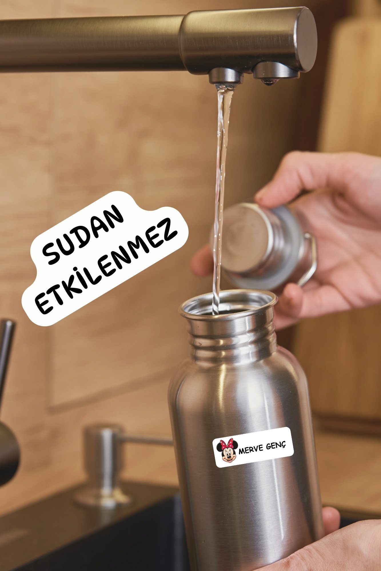 İsme Özel Okul Etiketi Kalem/Defter/Matara Etiketi Sticker Şirinler/Şirine Temalı 192 Adet