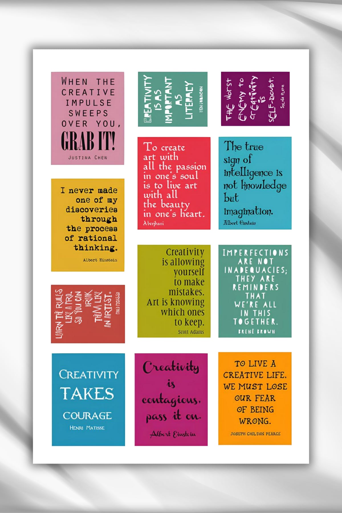 2'Li Motto /Motivasyon Temalı Ajanda Laptop Tablet Telefon Sticker Seti