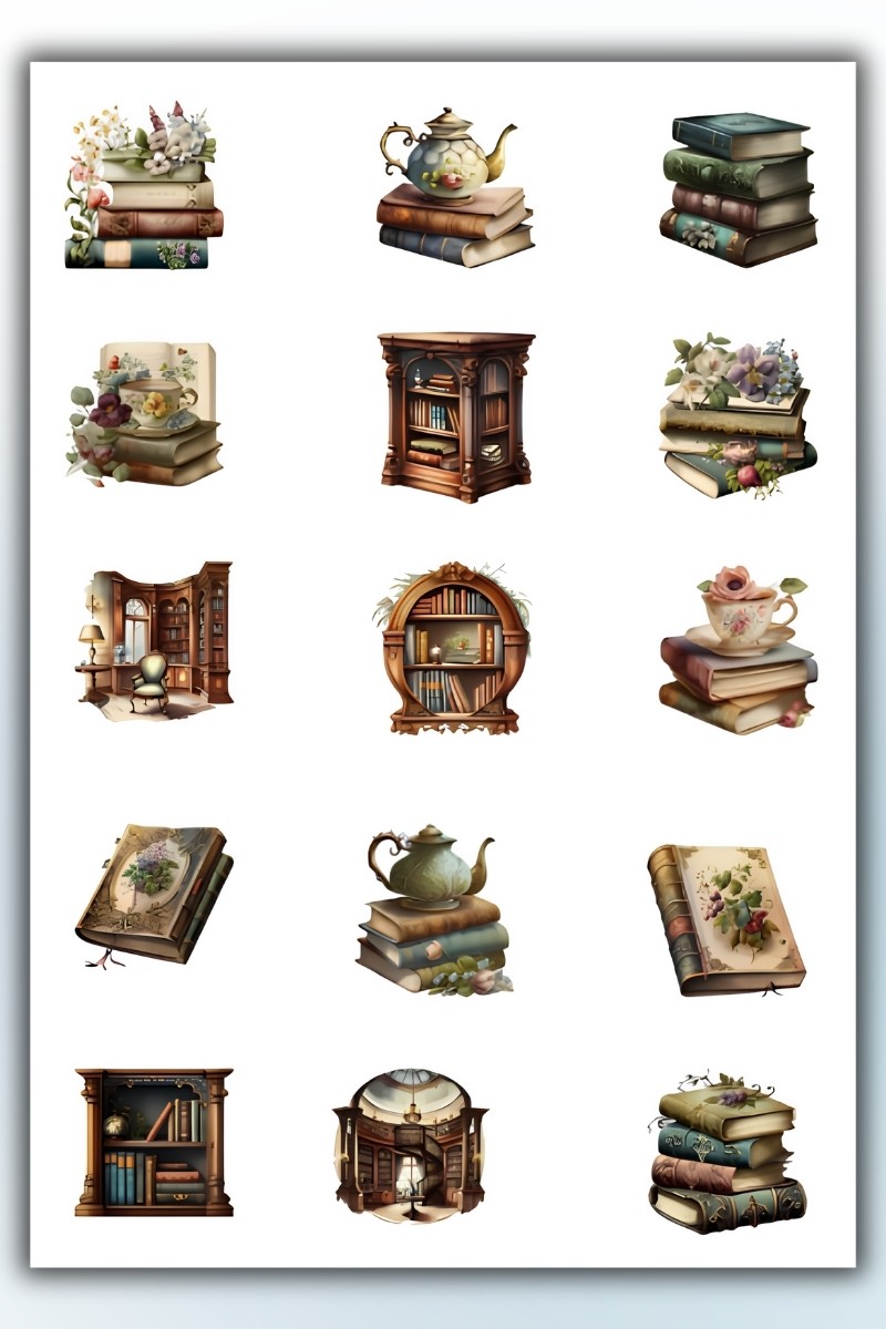 Birikiyedi 3 'Lü Retro Sticker Set Planlayıcı  Planner Ajanda Bullet Journal İçin Uygun Set