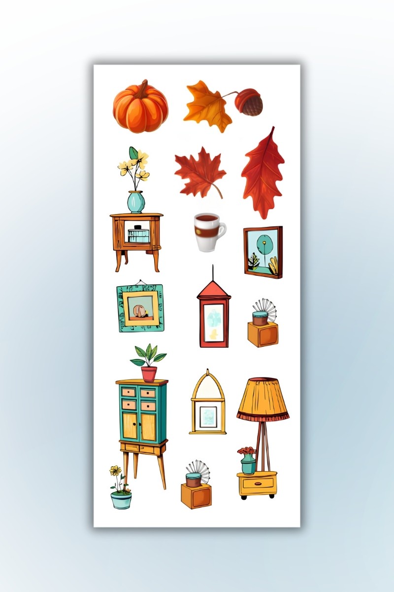 3'L ü Ramazan Temalı  Sticker Seti Bullet Journal Sticker / Defter / Ajanda / Çıkartma