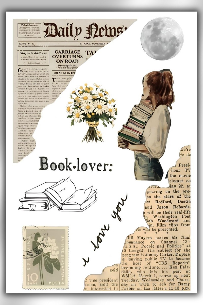 5'Li Vintage Temalı Planner Sticker Set-Çıkartma,Ajanda,Günlük