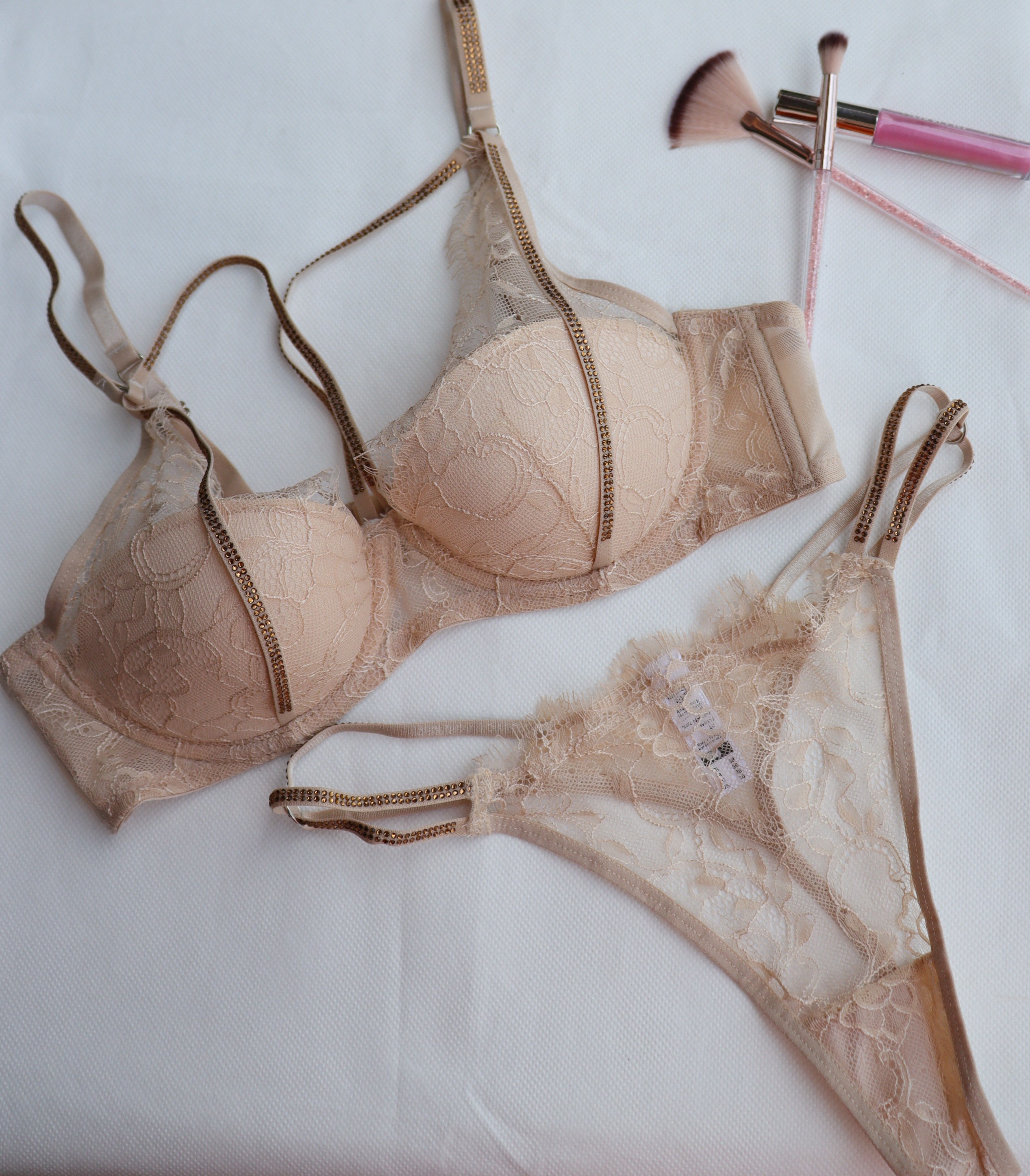 DHANTEL WHISPER BRA SET-NUDE