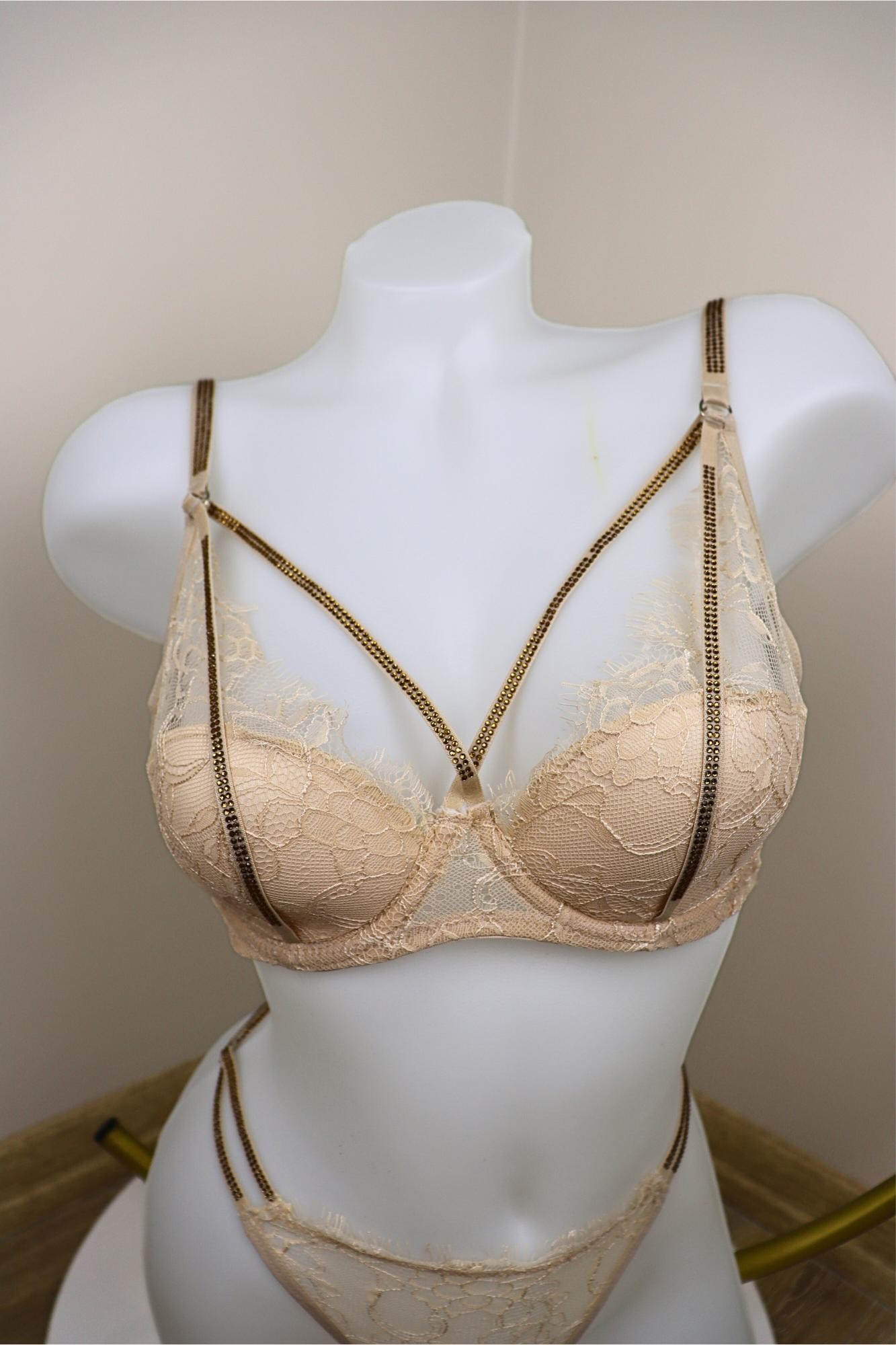 DHANTEL WHISPER BRA SET-NUDE