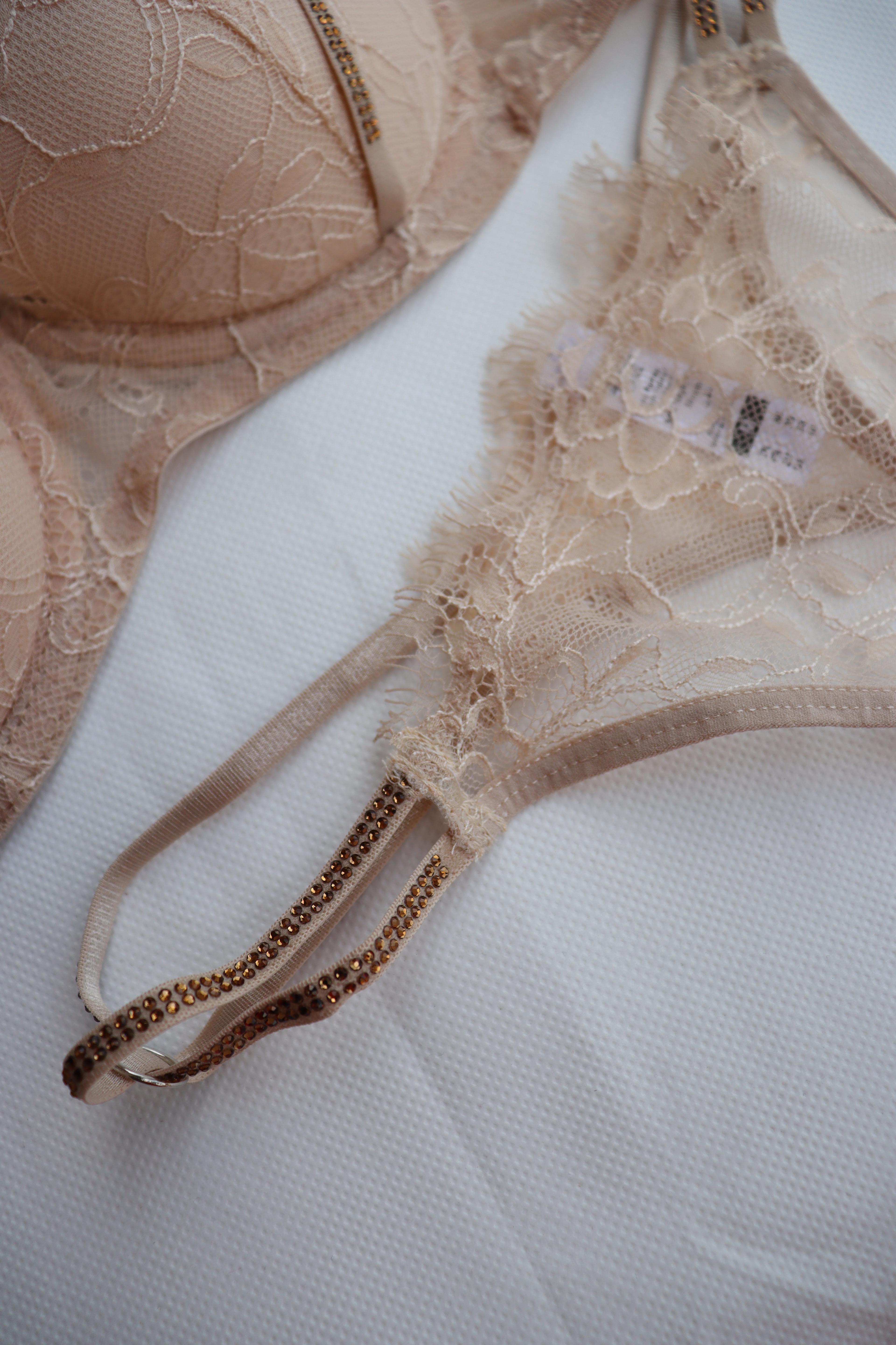 DHANTEL WHISPER BRA SET-NUDE