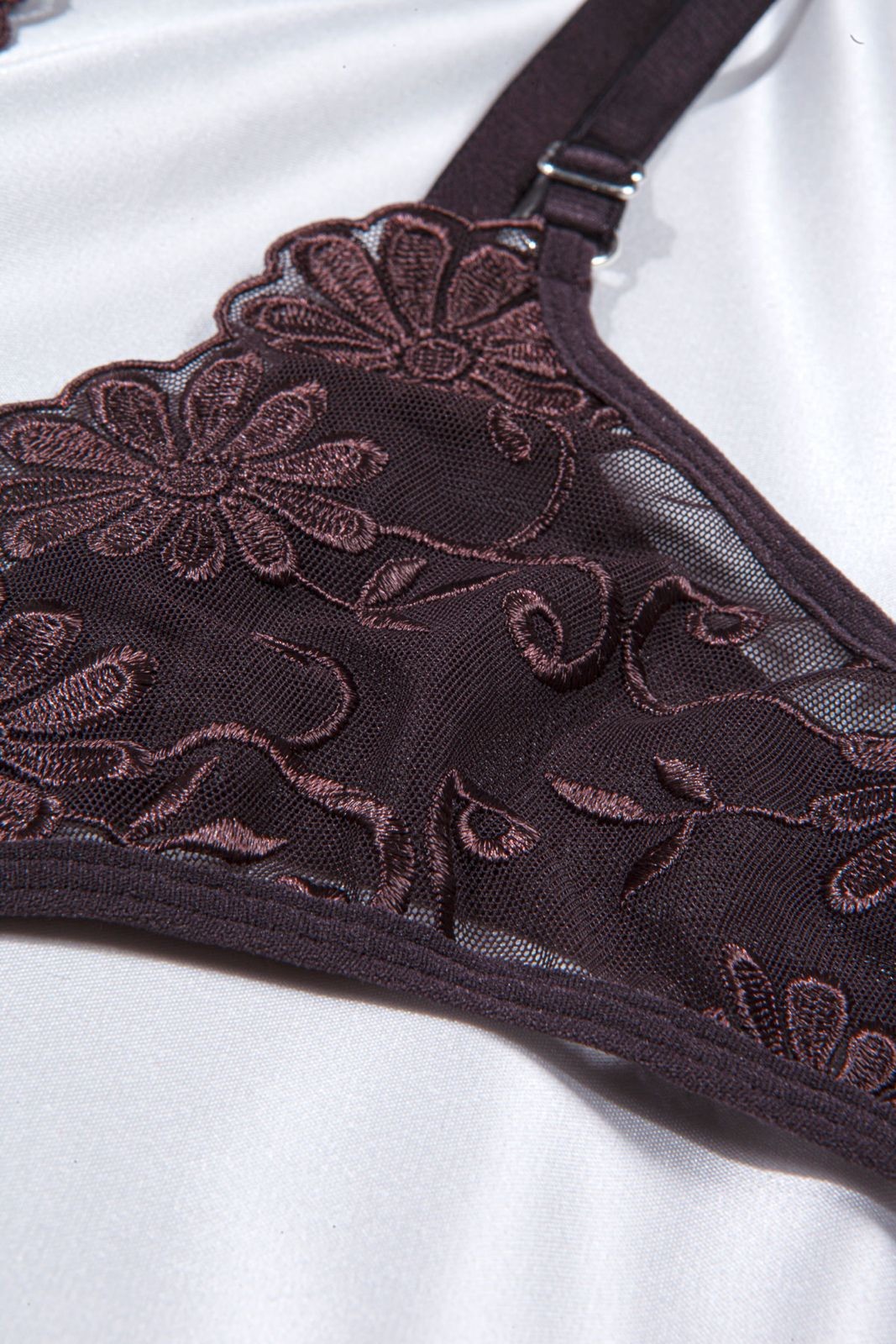 DHANTEL CHOCOLATE BRA SET