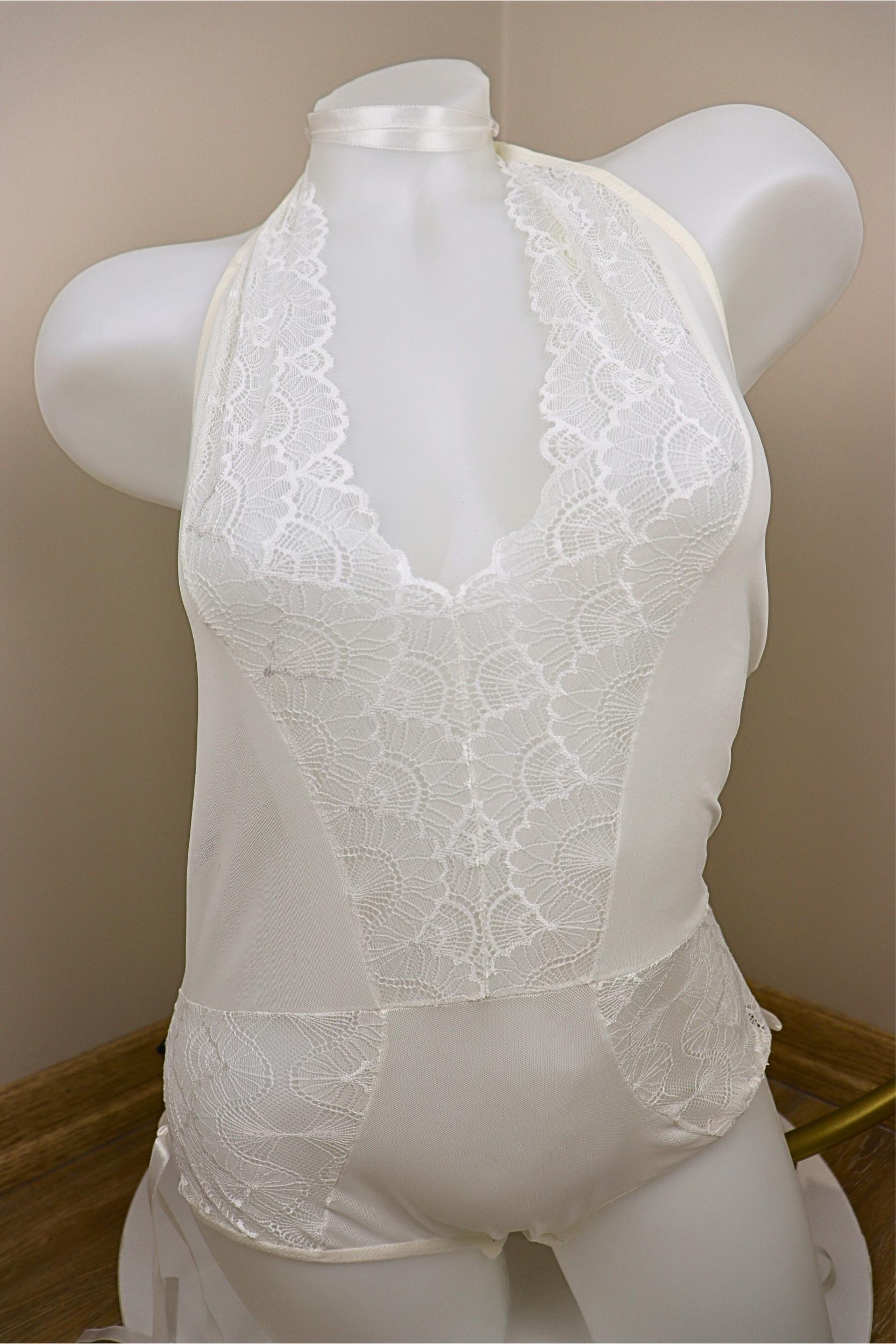 DHANTEL LILY BODYSUIT-WHITE