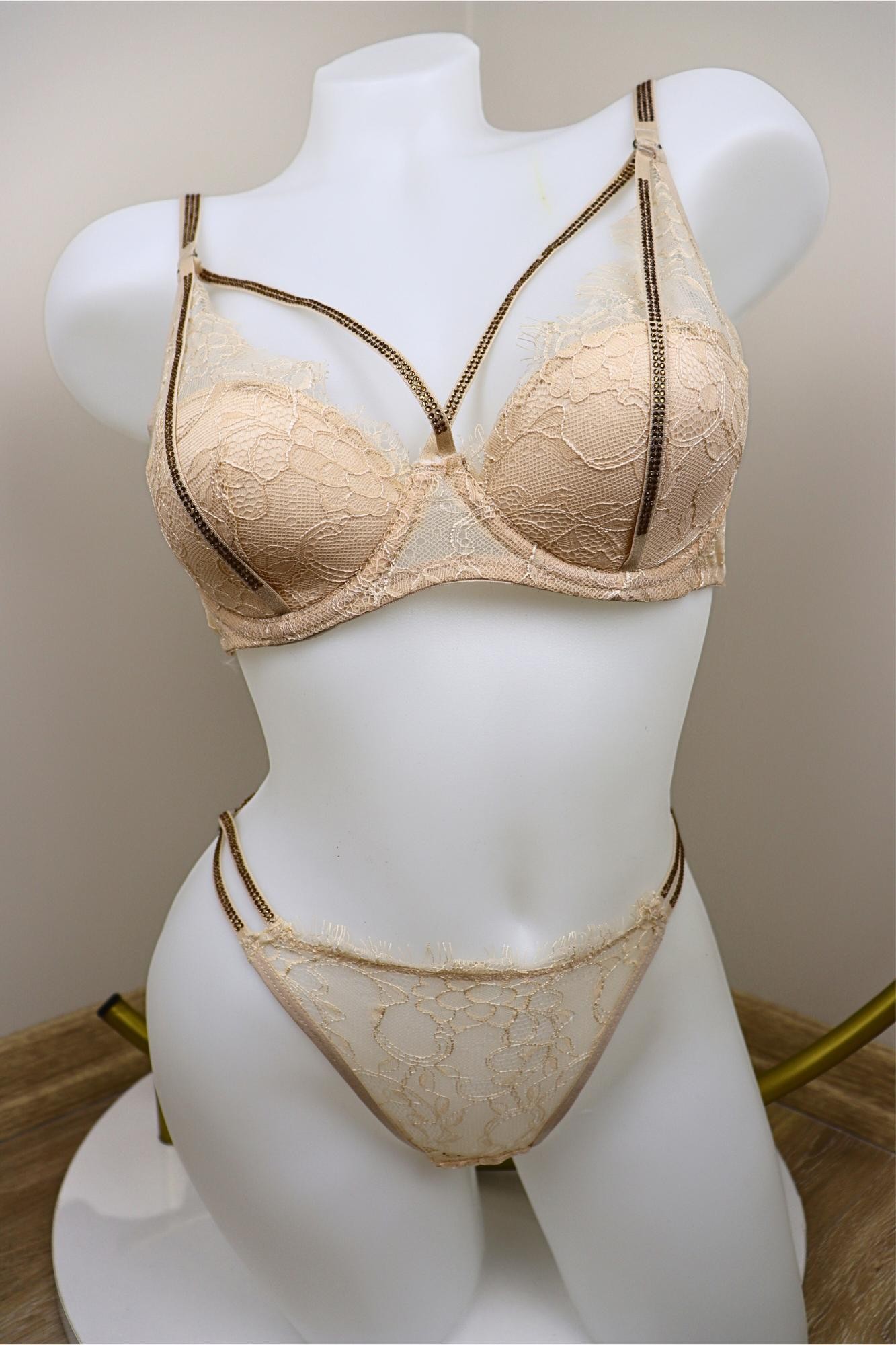 DHANTEL WHISPER BRA SET-NUDE