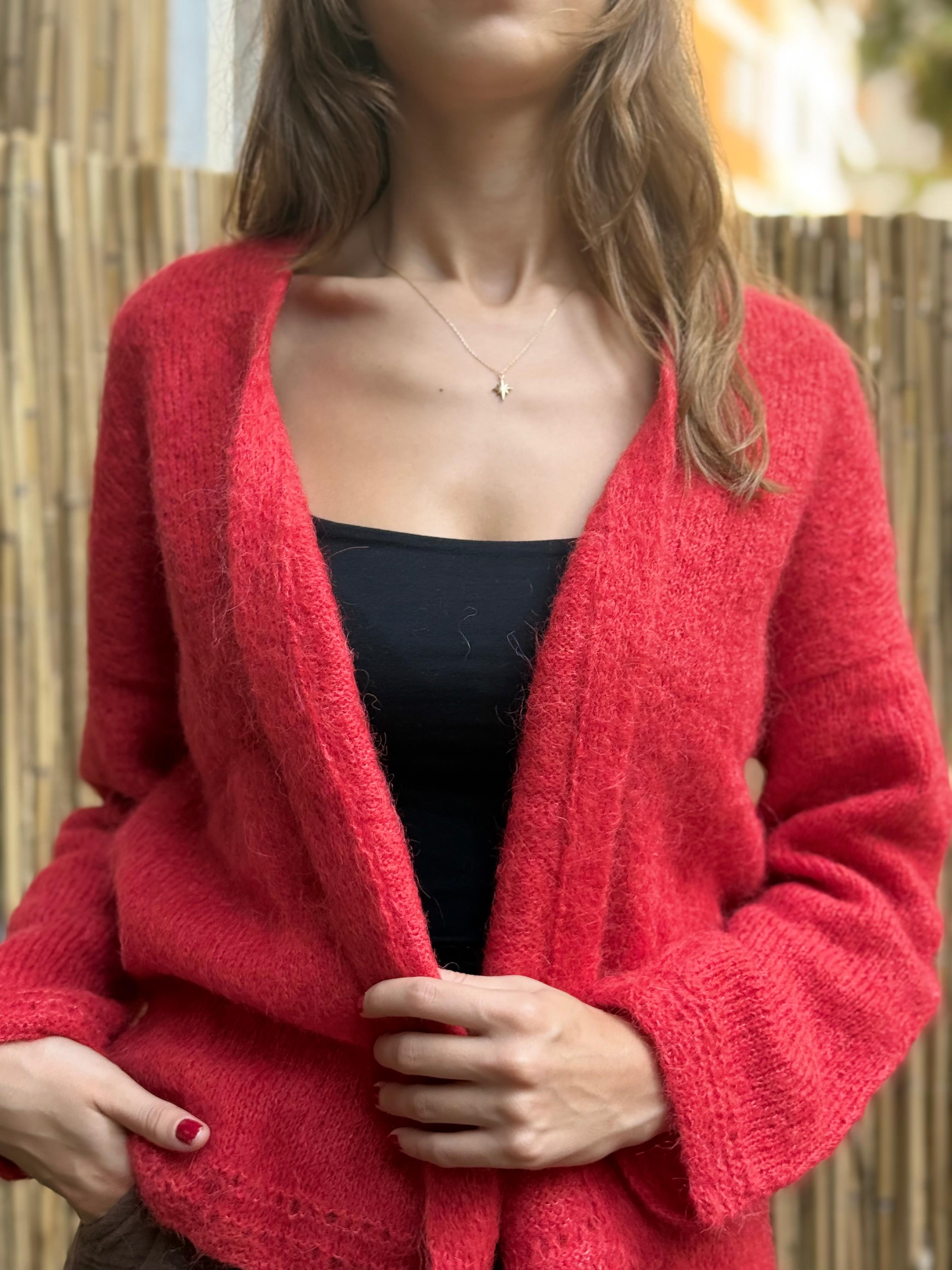 Lilyum Hırka Kiti  - kırmızı