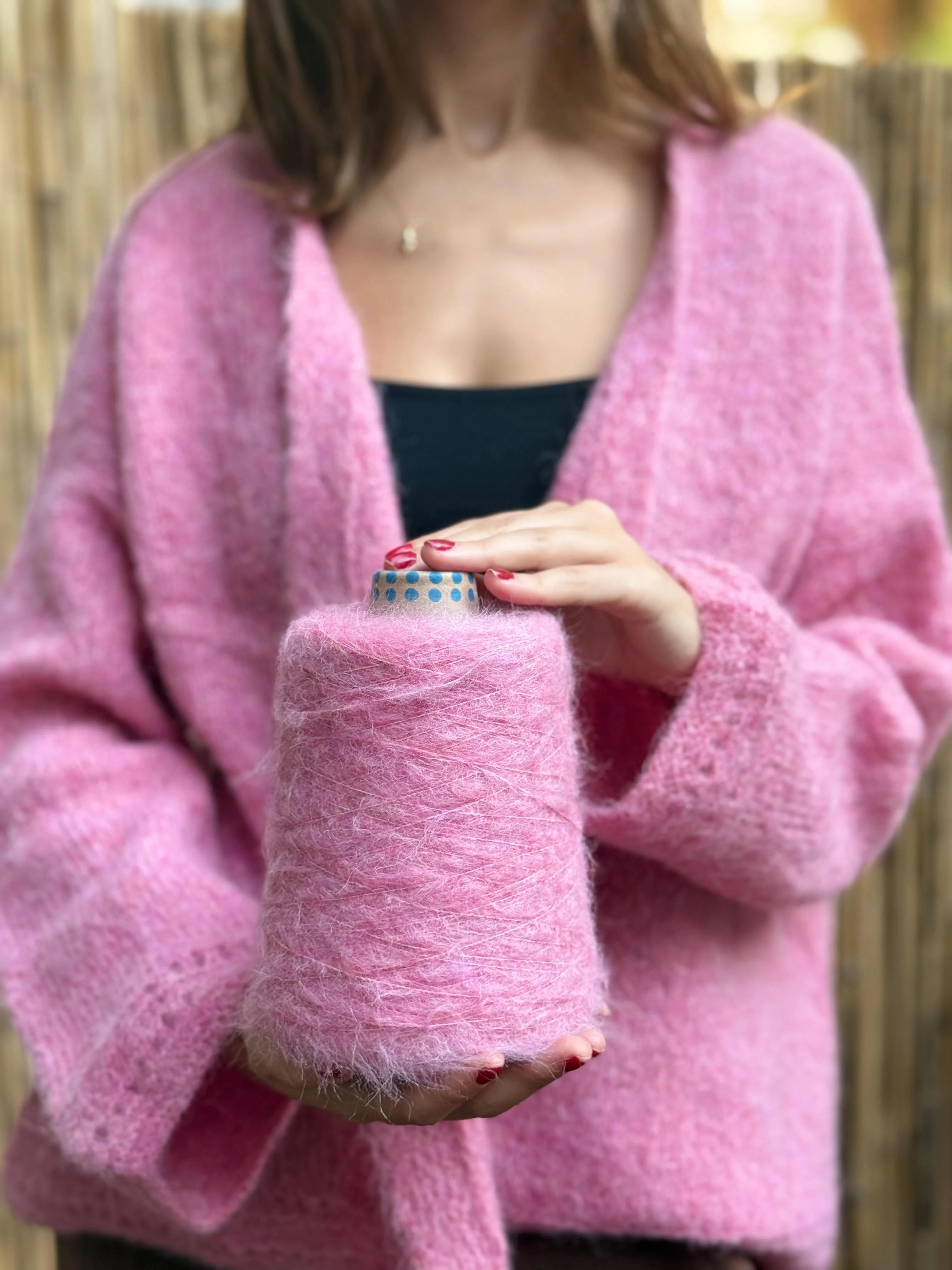 Lilyum Hırka Kiti  - pembe